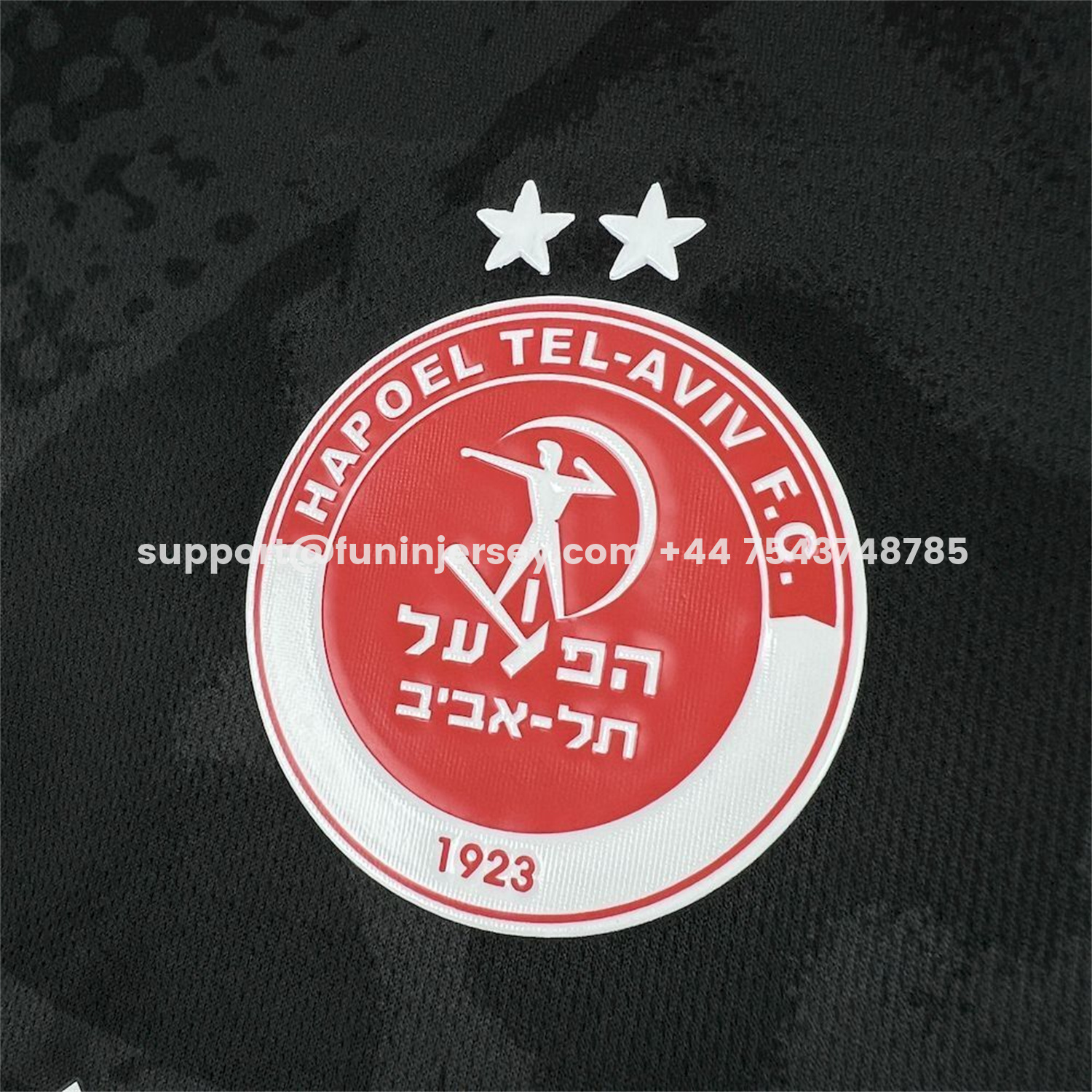 Funinjersey-Hapoel Beer-Sheva 25-26 Third Black Jersey - Fans Version