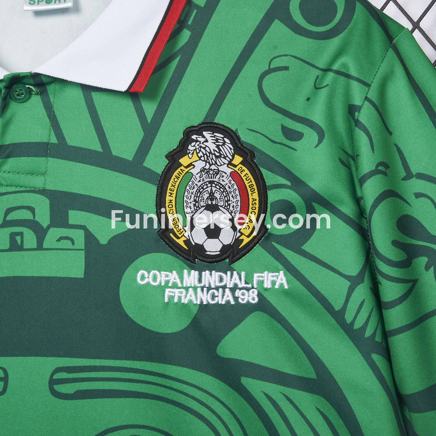 Funinjersey-Retro Mexico 1998 Home Special Edition Jersey