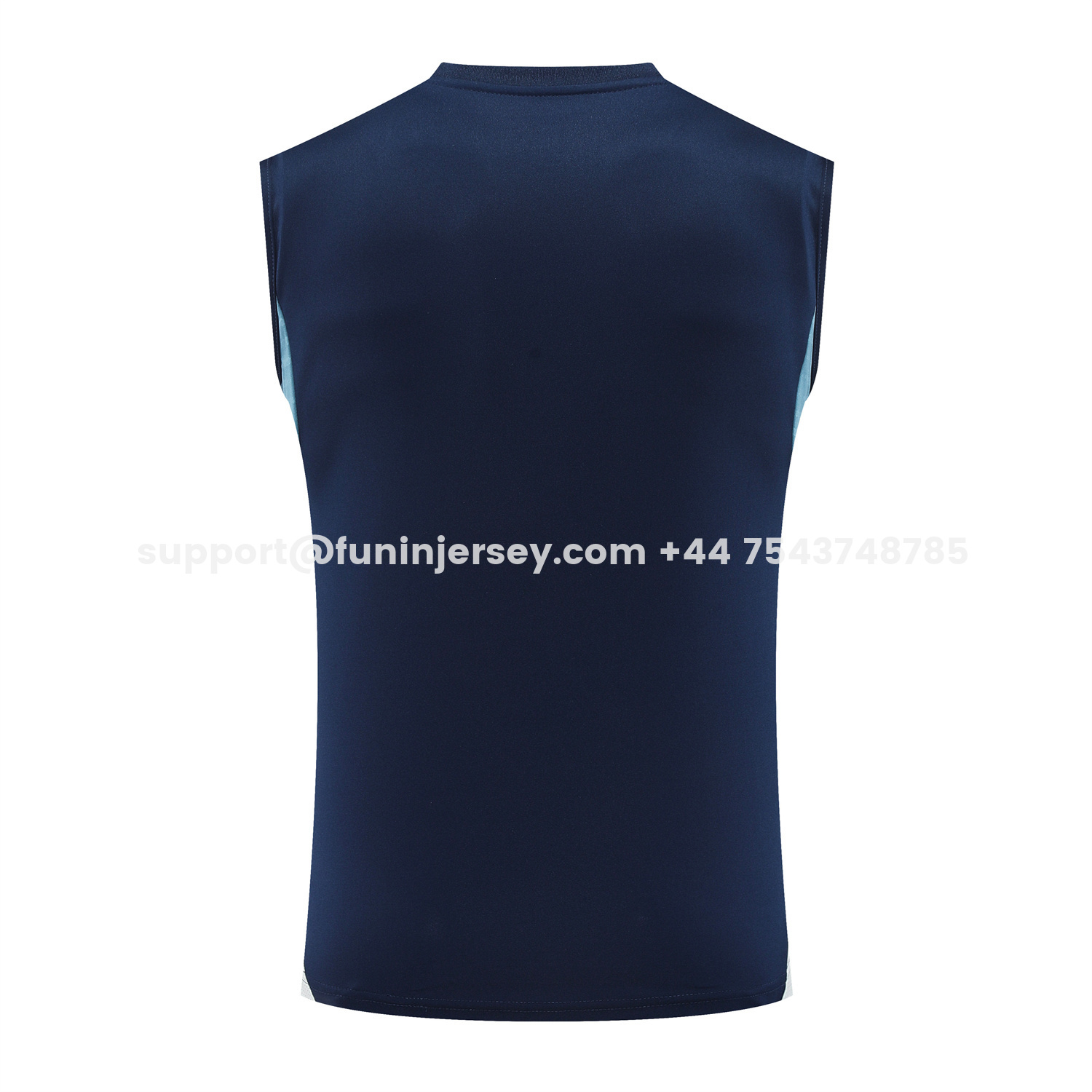 Funinjersey-Arsenal 25-26 Vest Training Set - Deep Blue Vest and Shorts