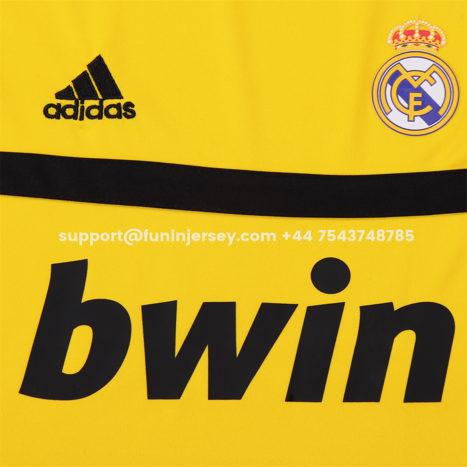 Funinjersey-Retro Real Madrid 2011-12 Yellow Goalkeeper Kids Kit