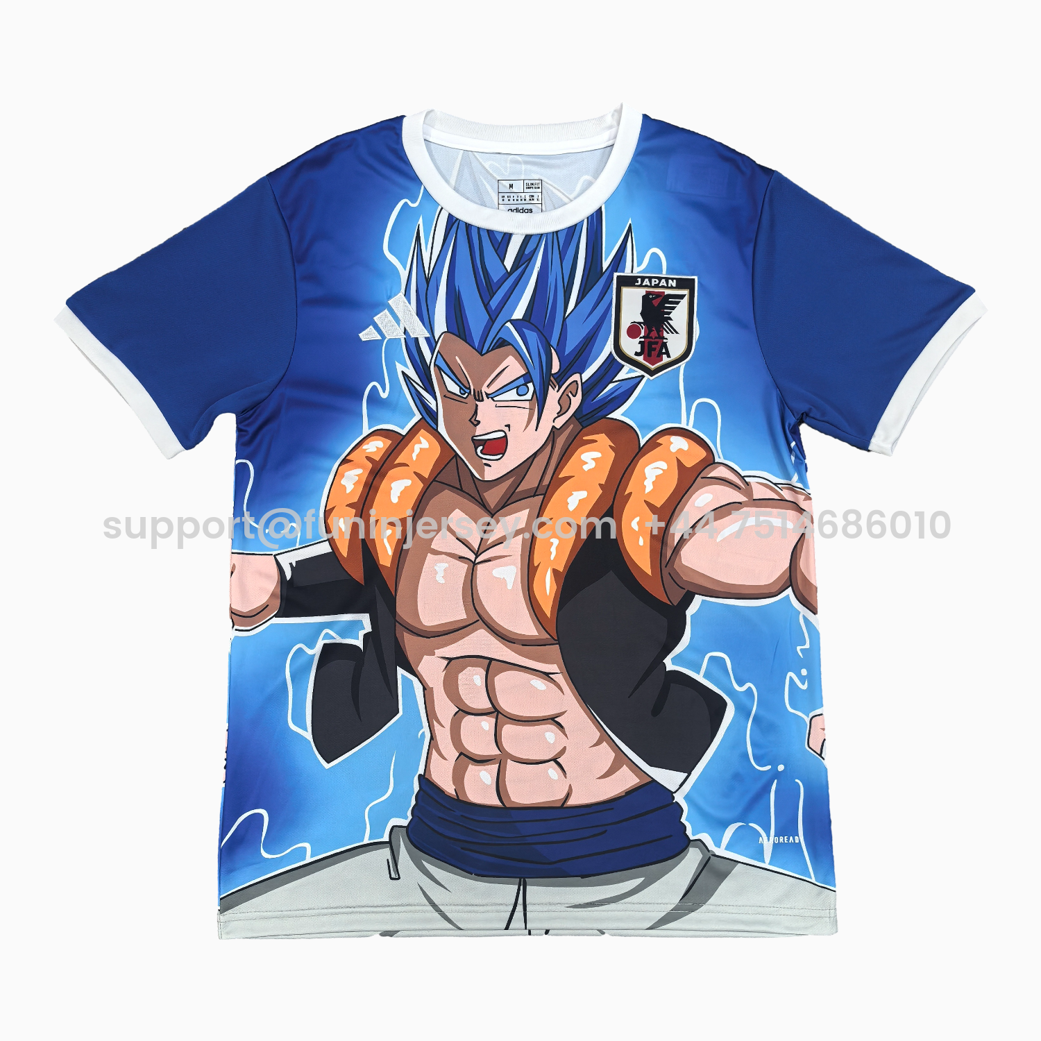 Funinjersey-Japan 25-26 Vegeta Super Saiyan Blue Jersey - Fans Version
