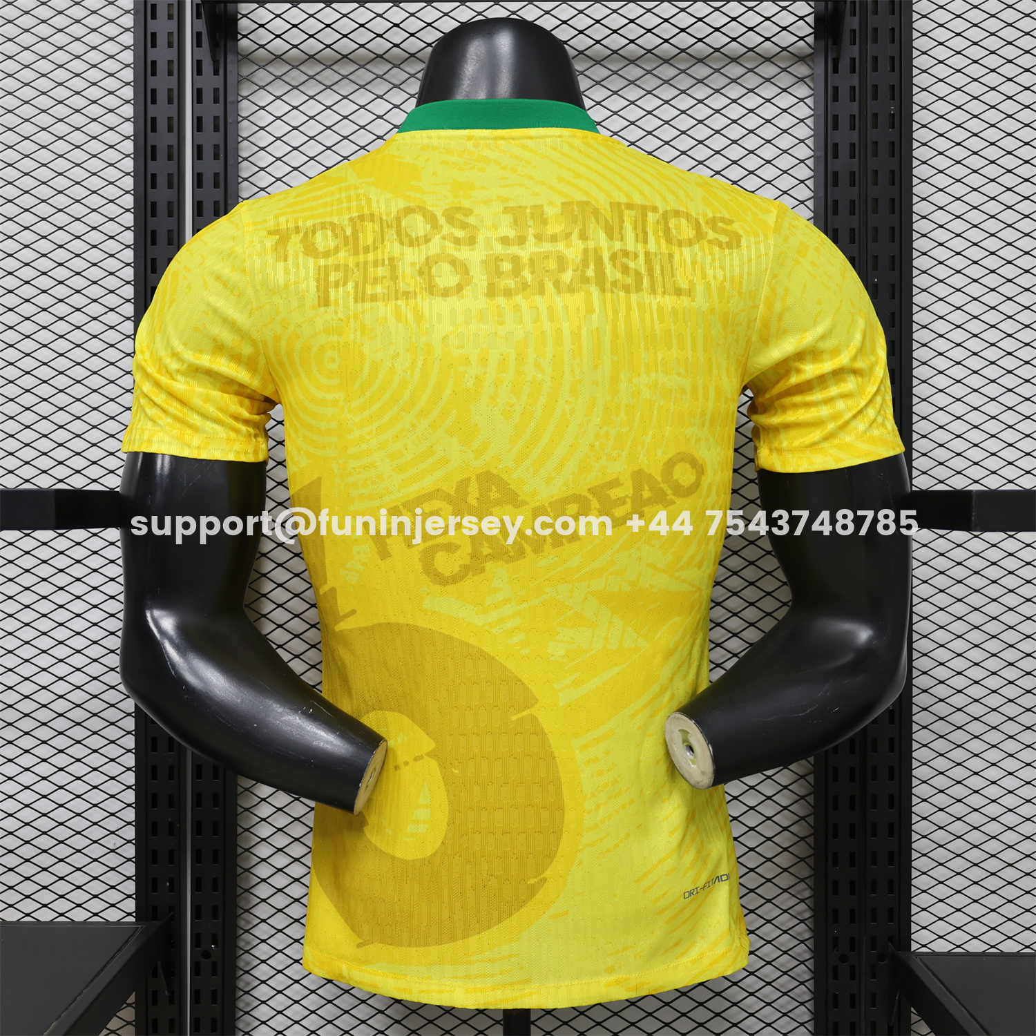 Funinjersey-Brazil 2026 Yellow Waves Special Jersey - Player Version
