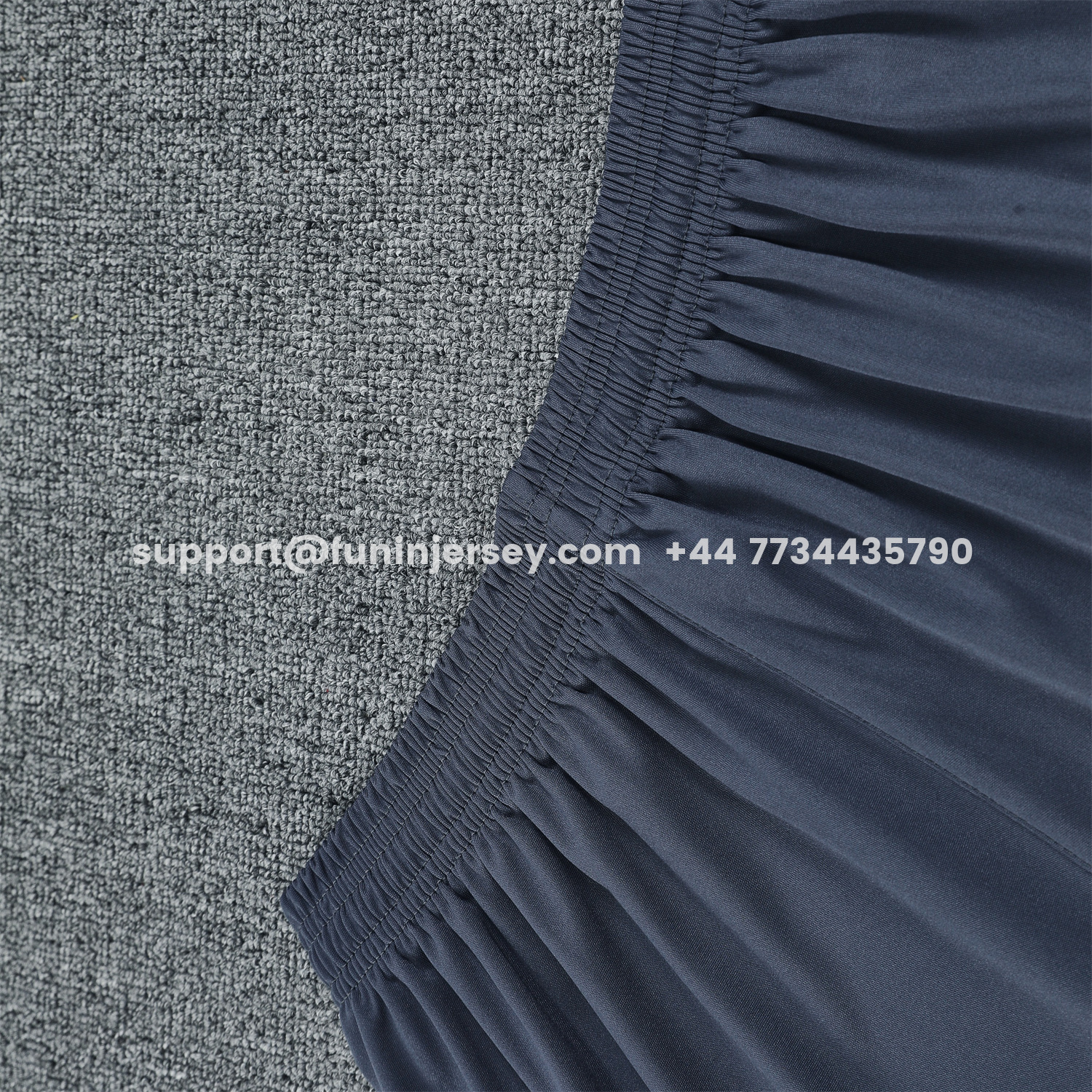 Funinjersey-Real Madrid 25-26 Long-Sleeve Training Set - Deep Gray Top & Gray Shorts