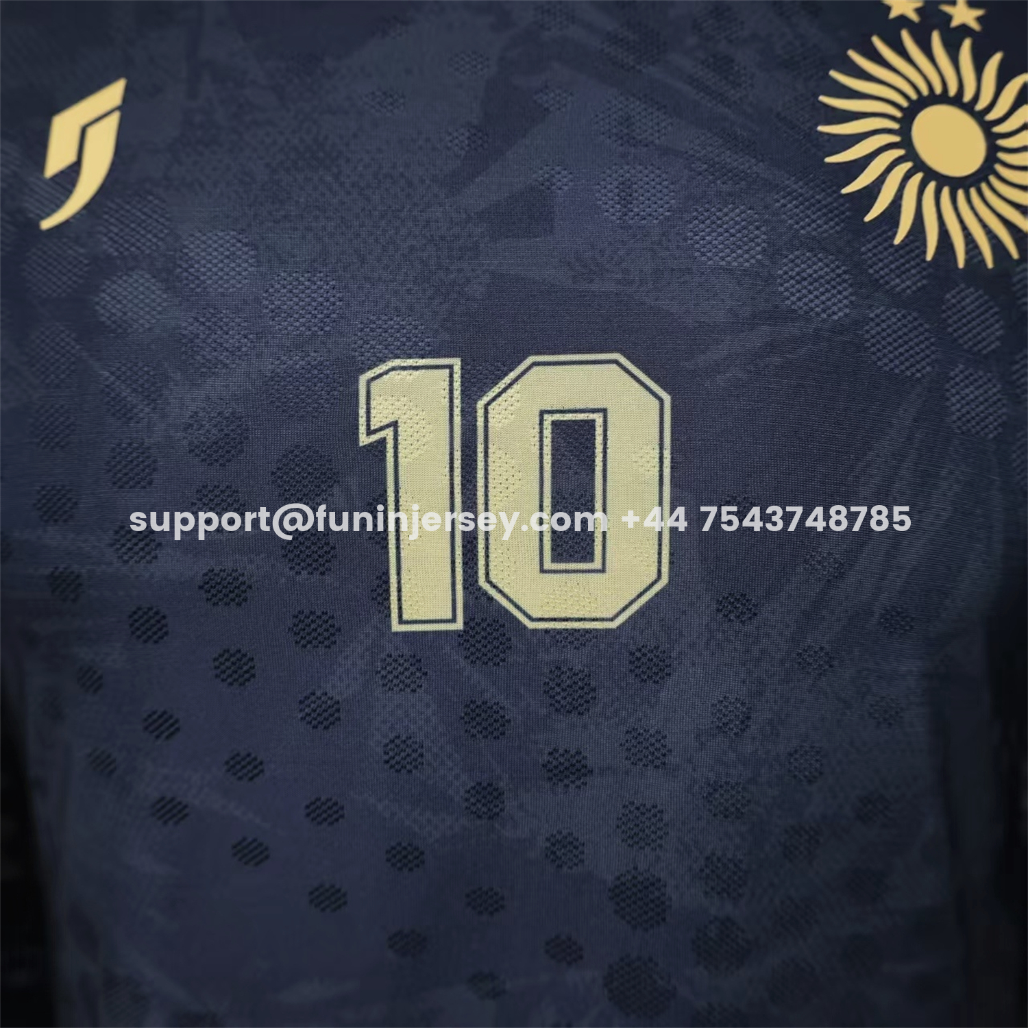 Funinjersey-Argentina 2026 Black Maradona Special Kit - Player Version