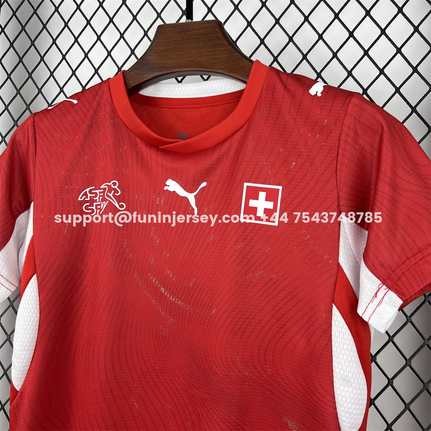 Funinjersey-Switzerland 2026 Home Kids Kit