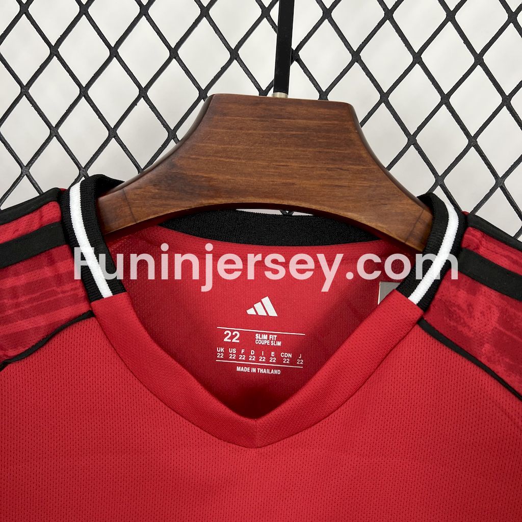 Funinjersey-Manchester United 25-26 Home Kids Kit