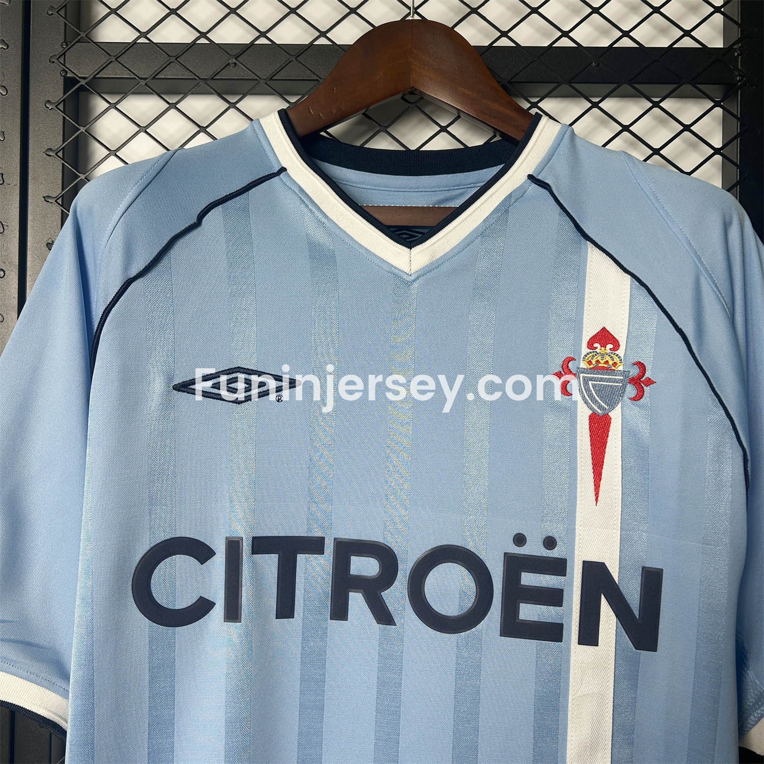 Funinjersey-Retro Celta Vigo 2001-02 Home Jersey