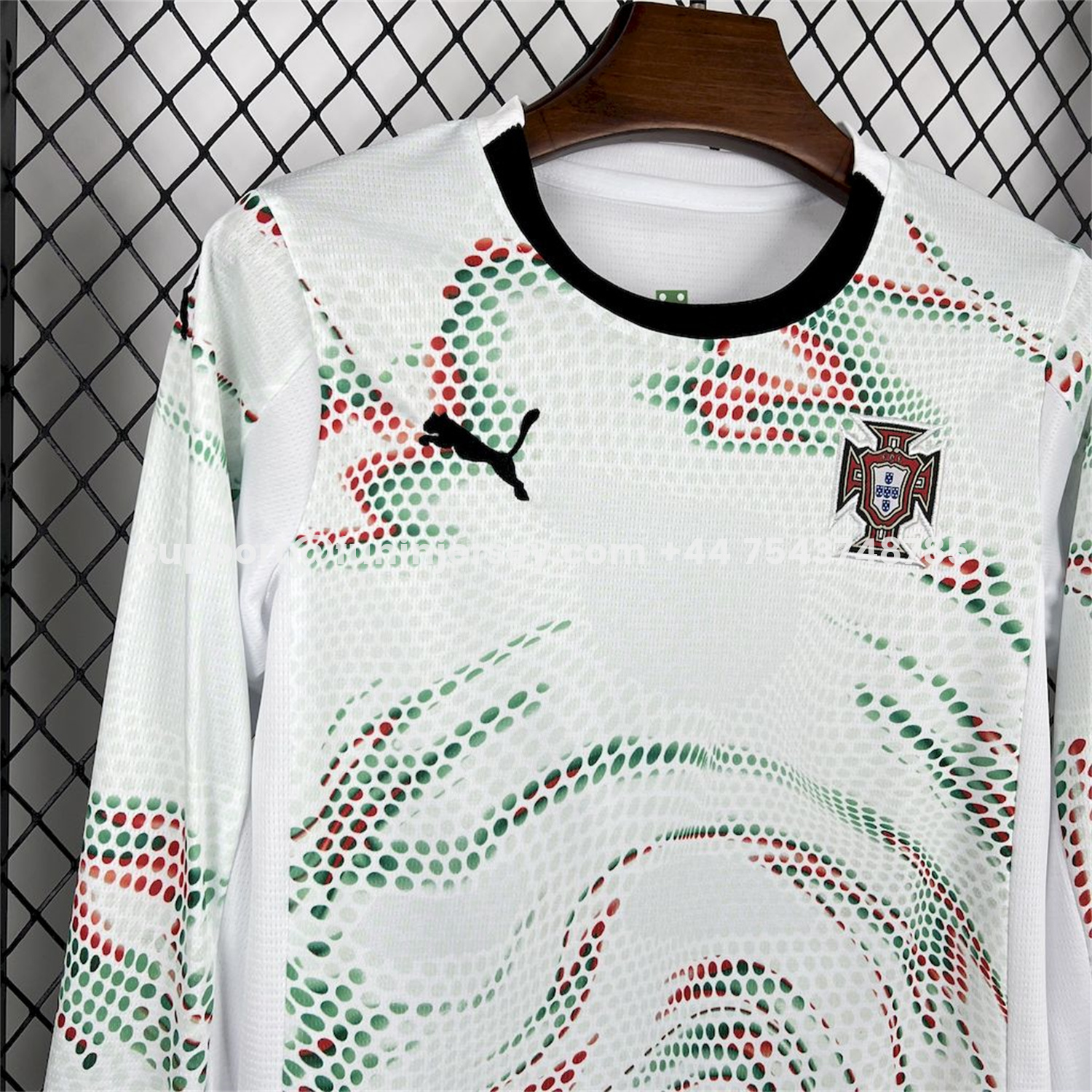 Funinjersey-Portugal 2025-26 Away Long Sleeves Kids Kit