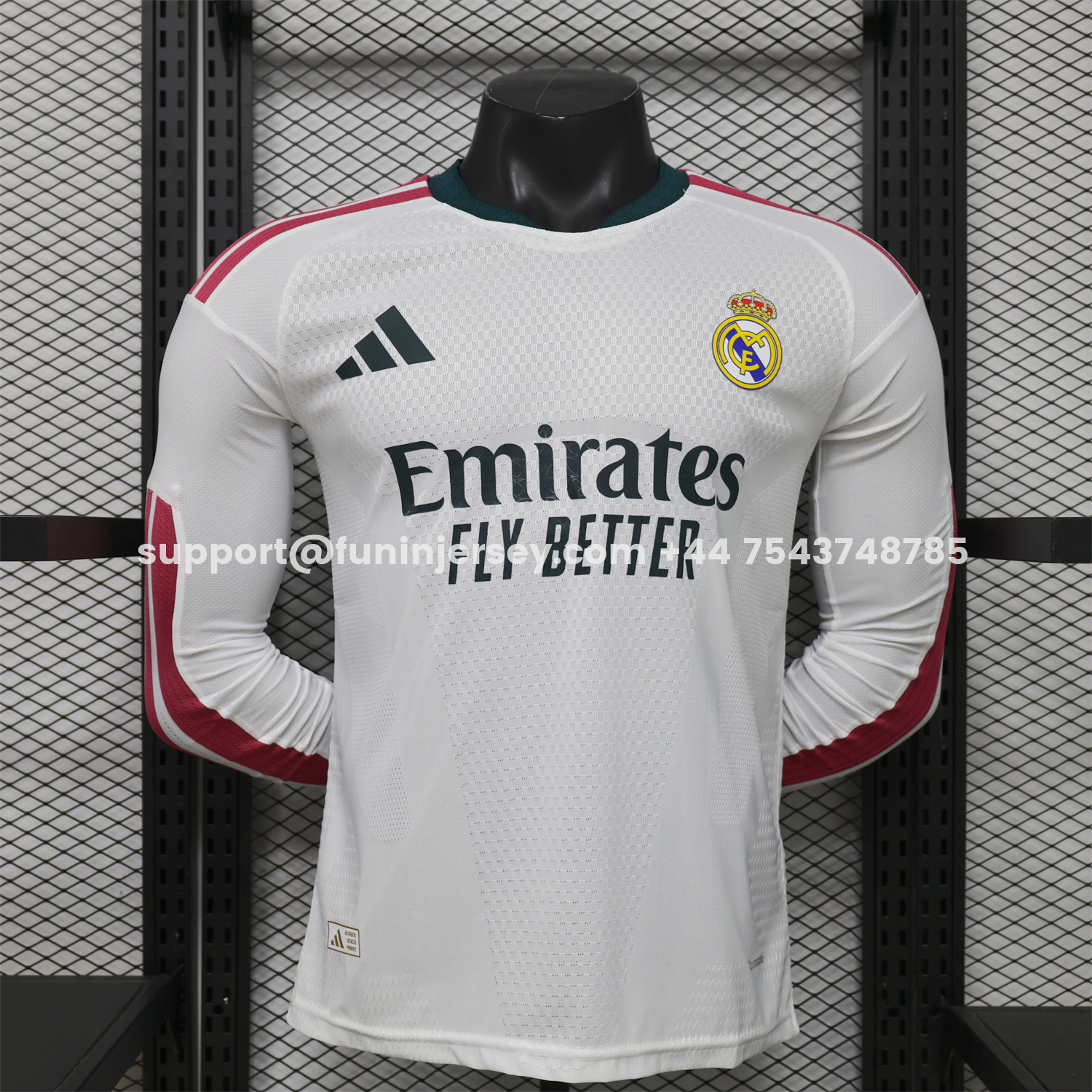 Funinjersey-Real Madrid 26-27 Home Long Sleeves Jersey - Player Version