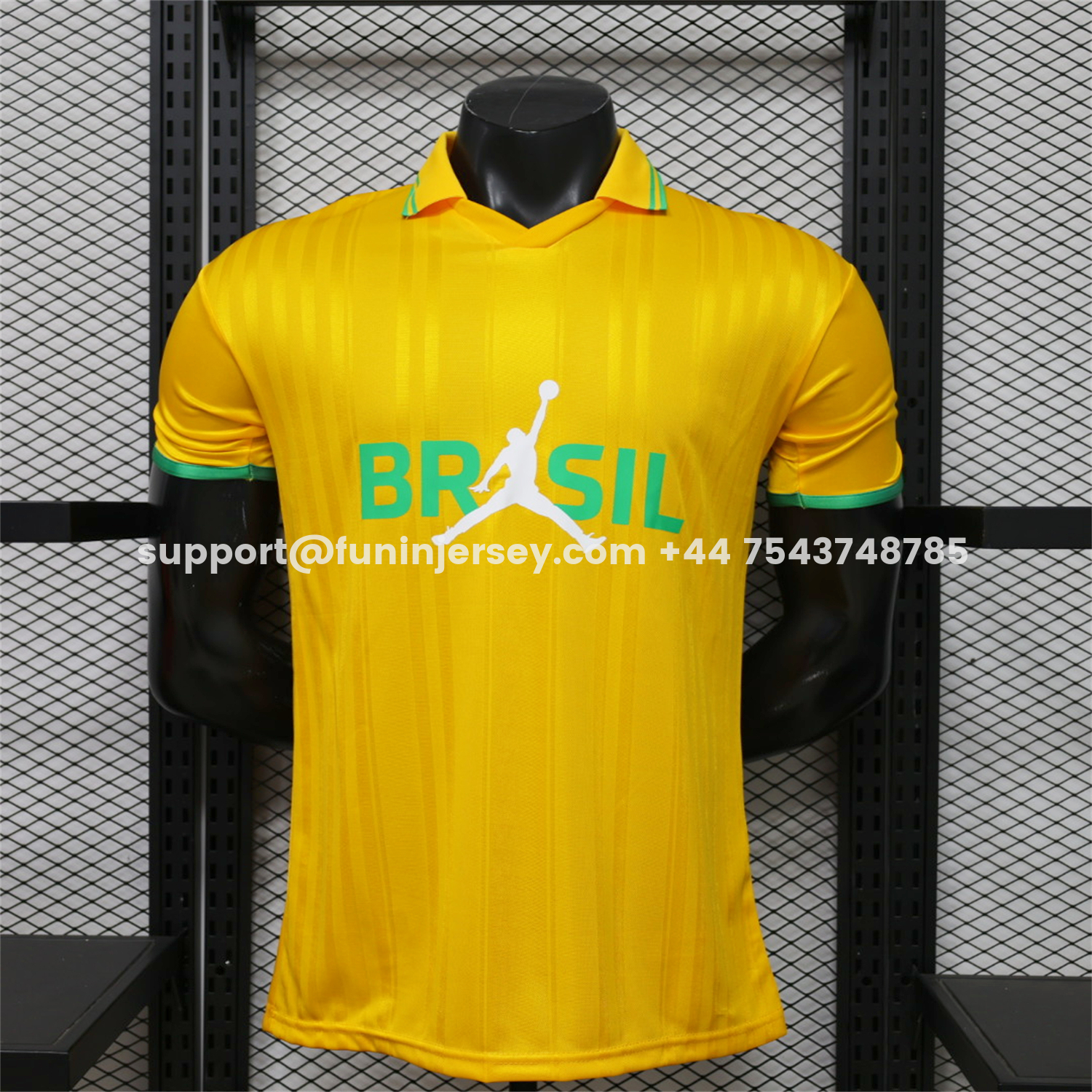 Funinjersey-Brazil 2026 Jordan Yellow Special Jersey - Fans Version