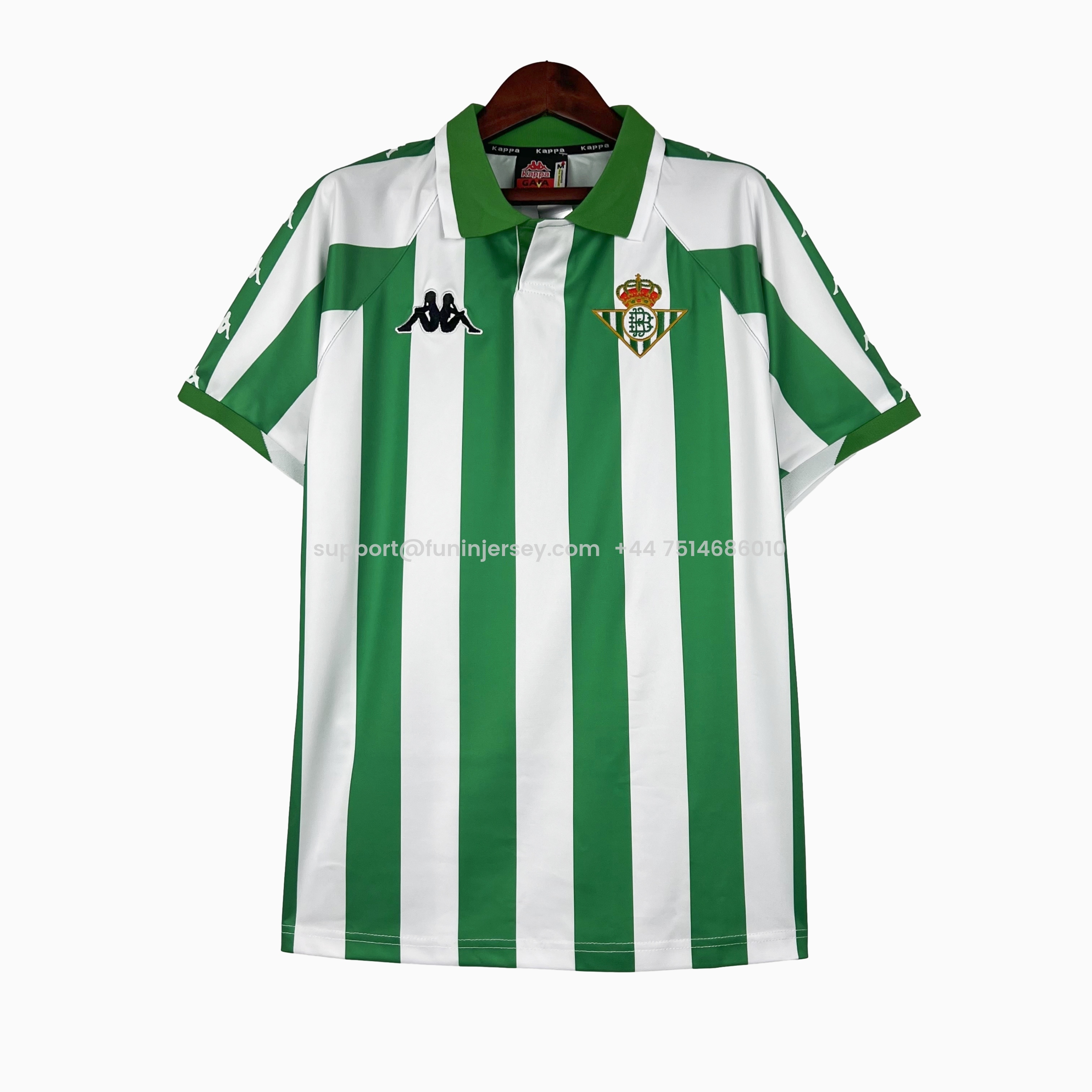 Funinjersey-Retro Real Betis 2000-01 Home Stadium Jersey