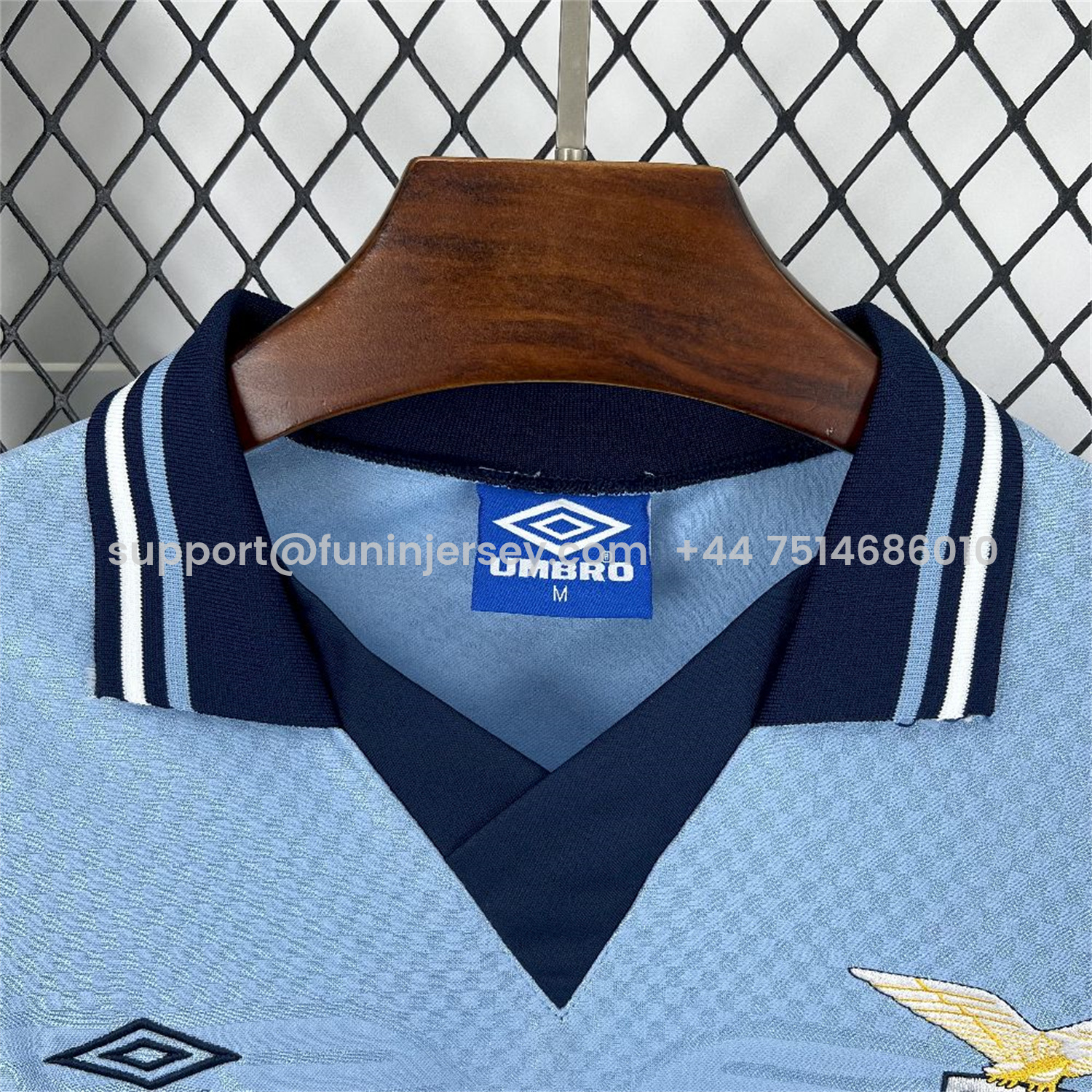 Funinjersey-Retro Lazio 1996-97 Home Jersey
