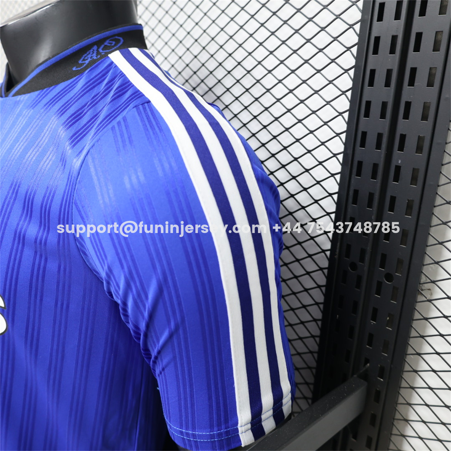 Funinjersey-Adidas 26-27 Terrace Icon Retro Casual Style Royal Blue Jersey - Player Version