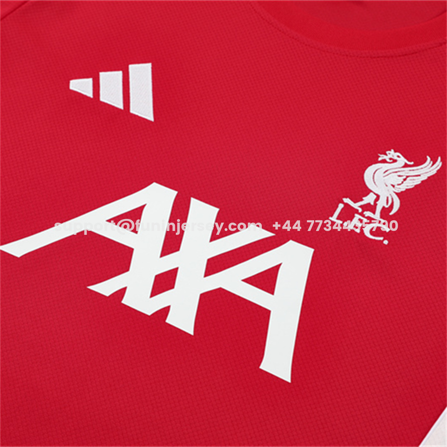 Funinjersey-Liver.pool 25-26 Short-Sleeve Training Set - Red Top & Black Shorts