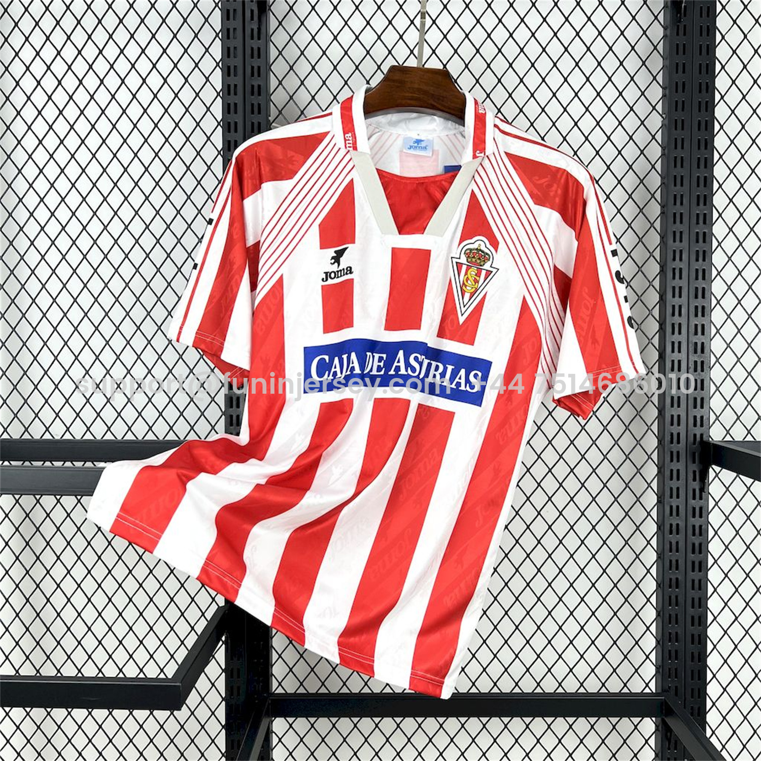Funinjersey-Retro Sporting de Gijon 1994-95 Home Jersey