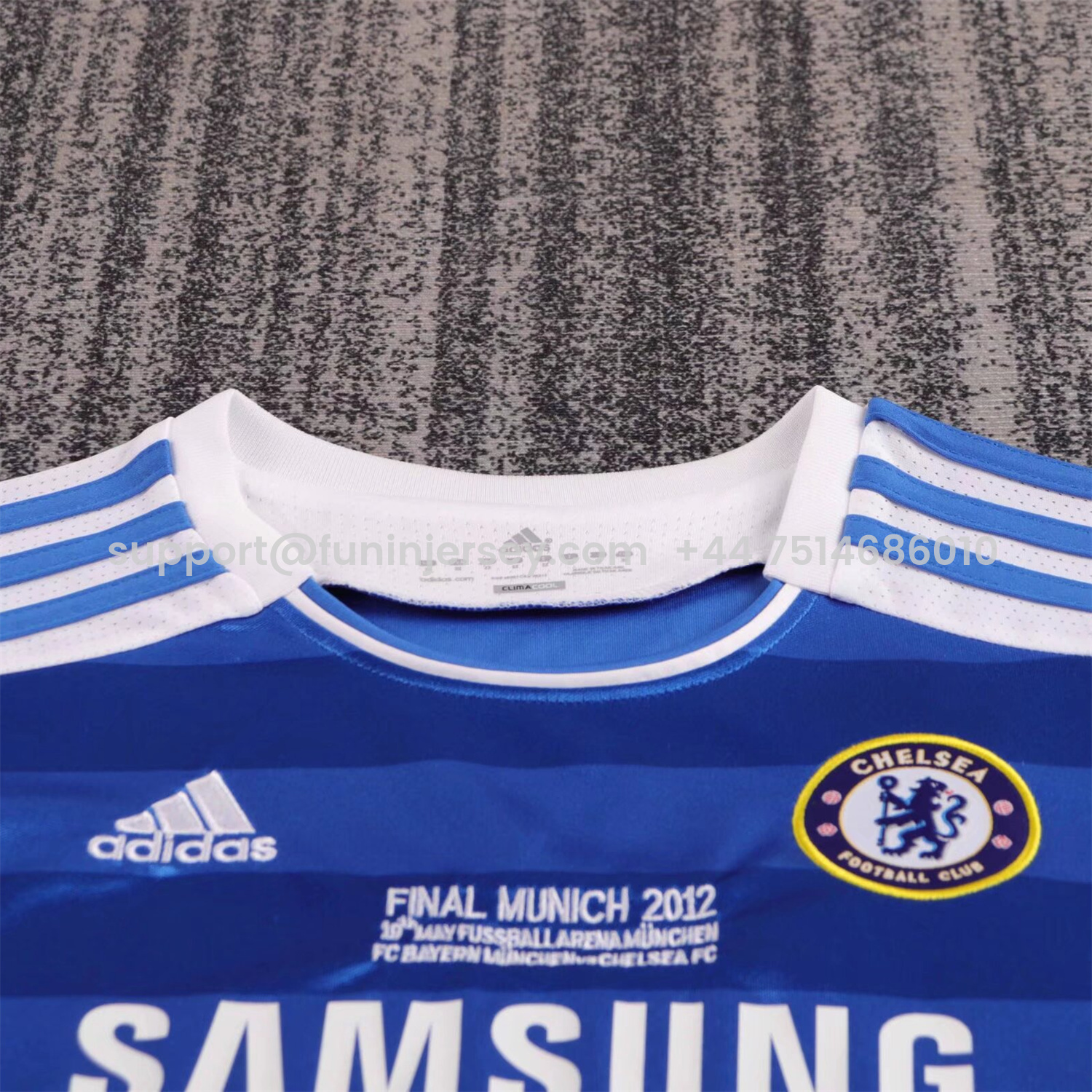 Funinjersey-Retro C.H.E.L.S.E.A 2011-12 Champions League Final Home Kids Kit