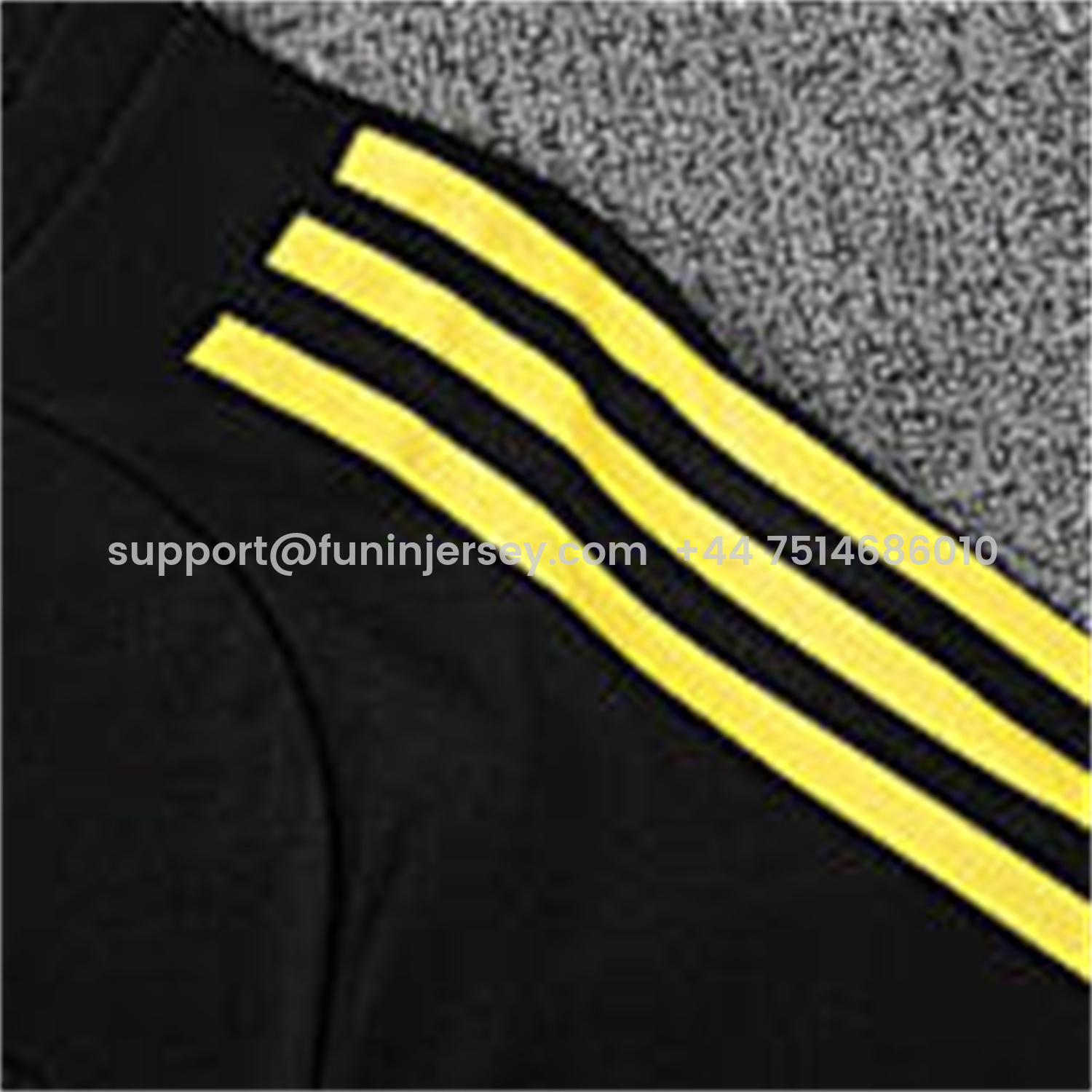 Funinjersey-Manchester United 25-26 Short-Sleeve Training Set - Yellow Lines Black Top & Black Shorts