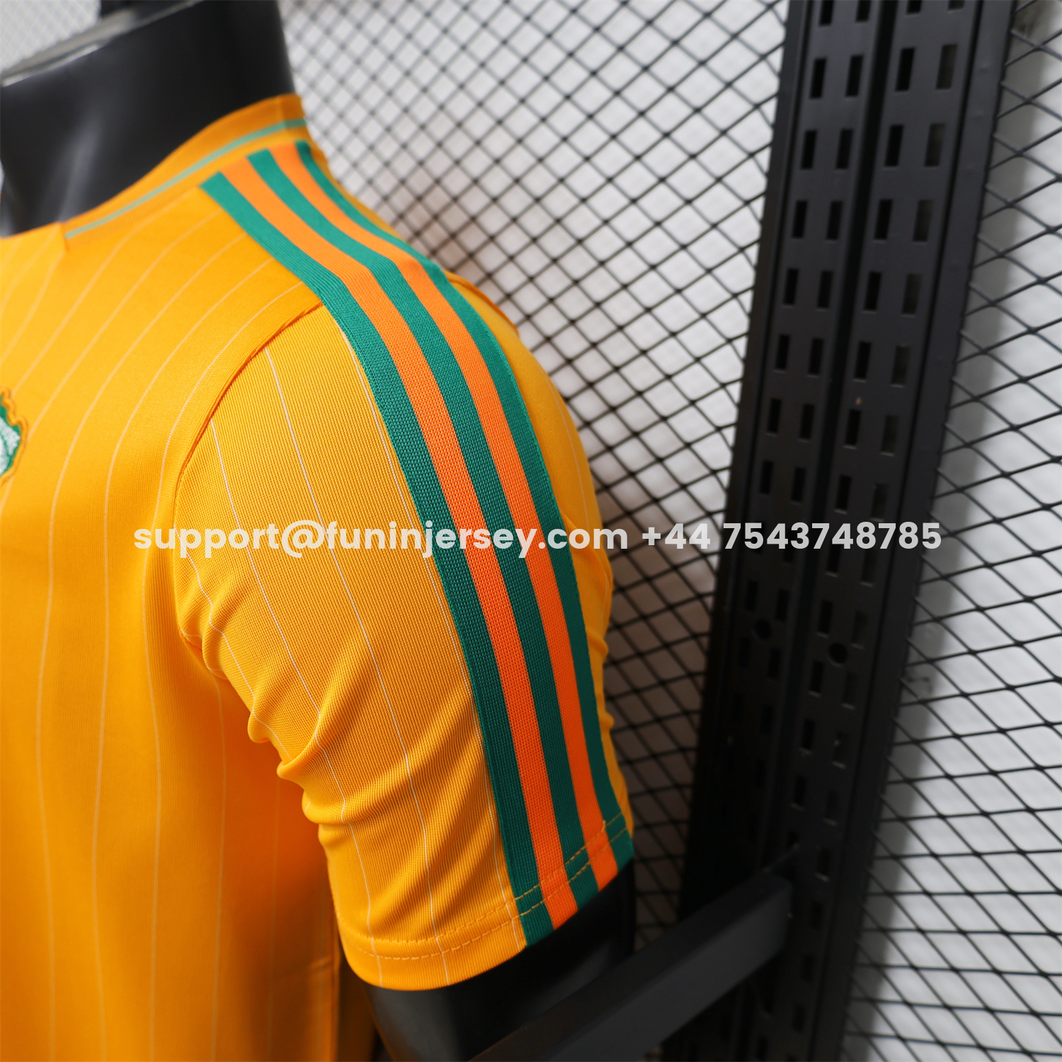 Funinjersey-Ivory Coast 2026 Terrace Icon Retro Casual Style Orange Jersey - Player Version