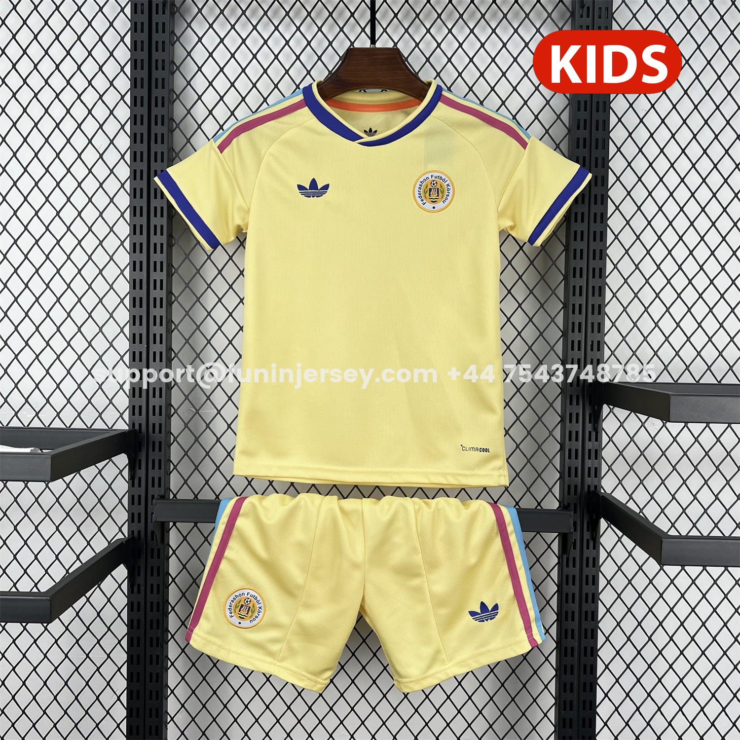 Funinjersey-Curaçao 2026 Away Kids Kit