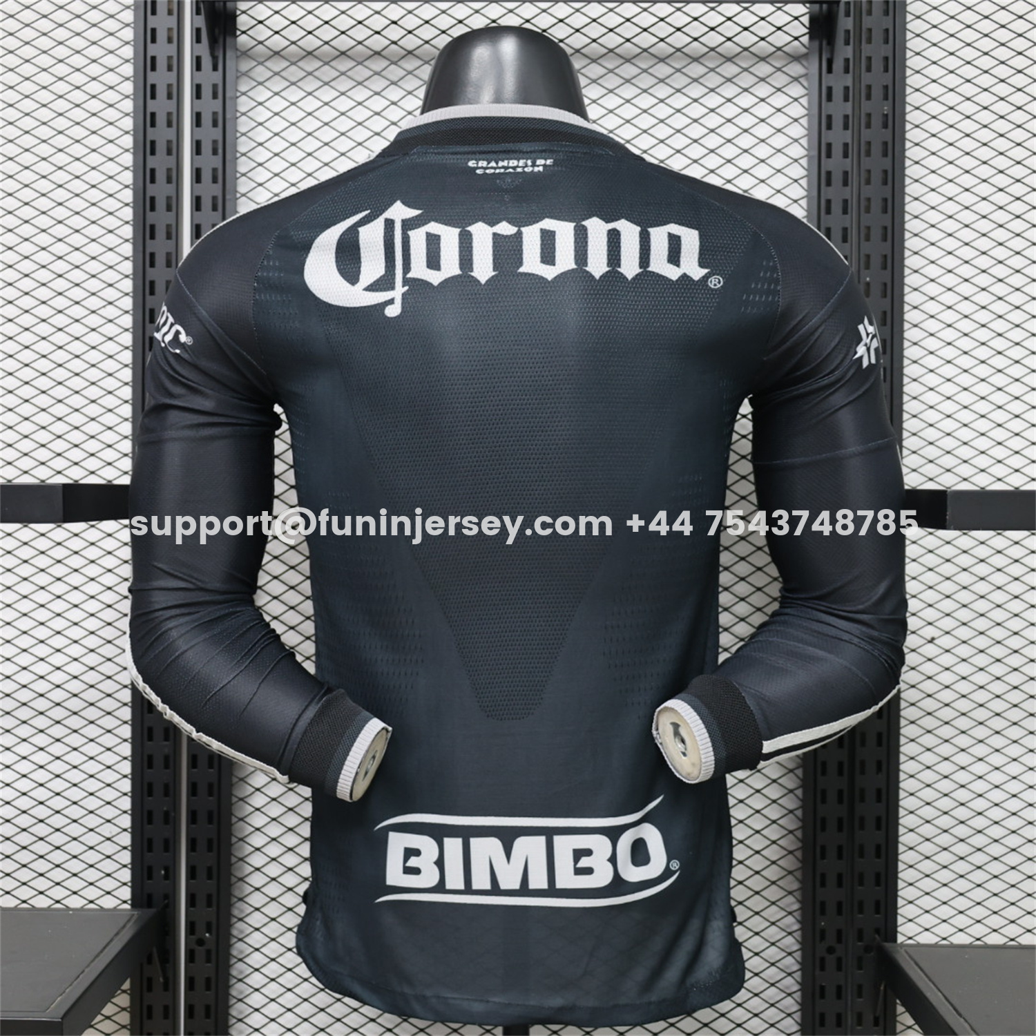 Funinjersey-Club América 26-27 Away Long Sleeves Jersey - Player Version