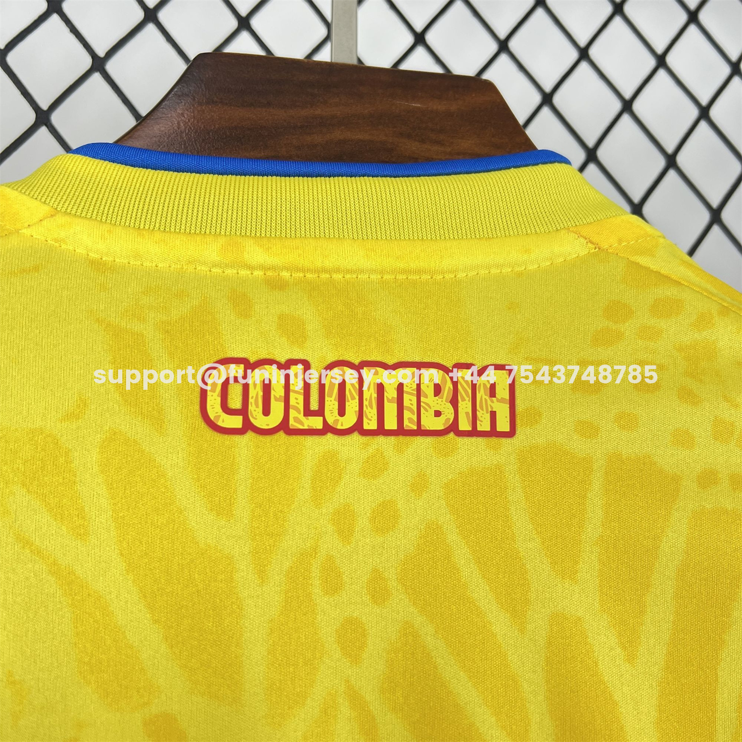 Funinjersey-Colombia 2026 Home Long Sleeves Jersey - Fans Version