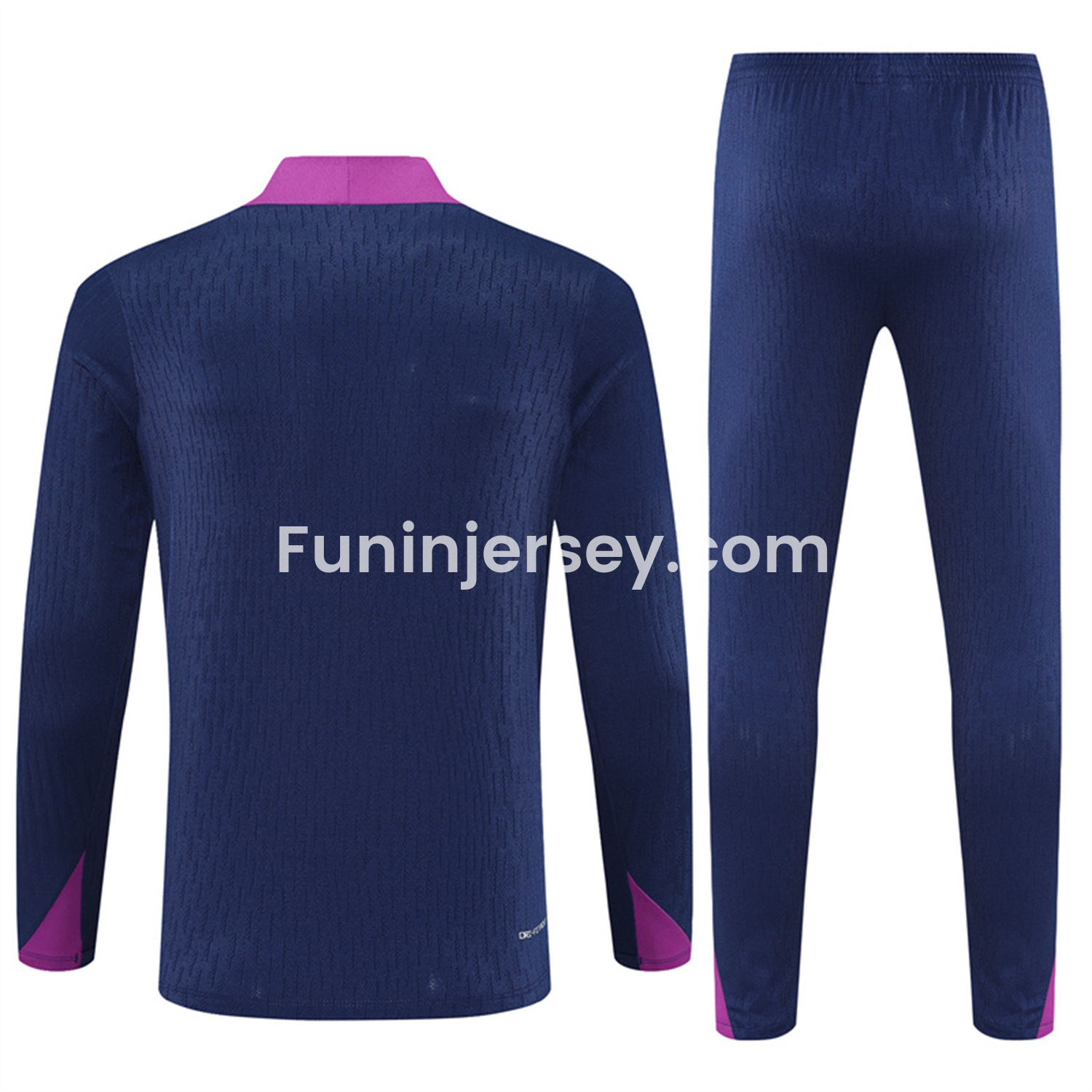 Funinjersey-Barcelona 25-26 Long Sleeves Training Set - Royal Blue top & Royal Blue Pants