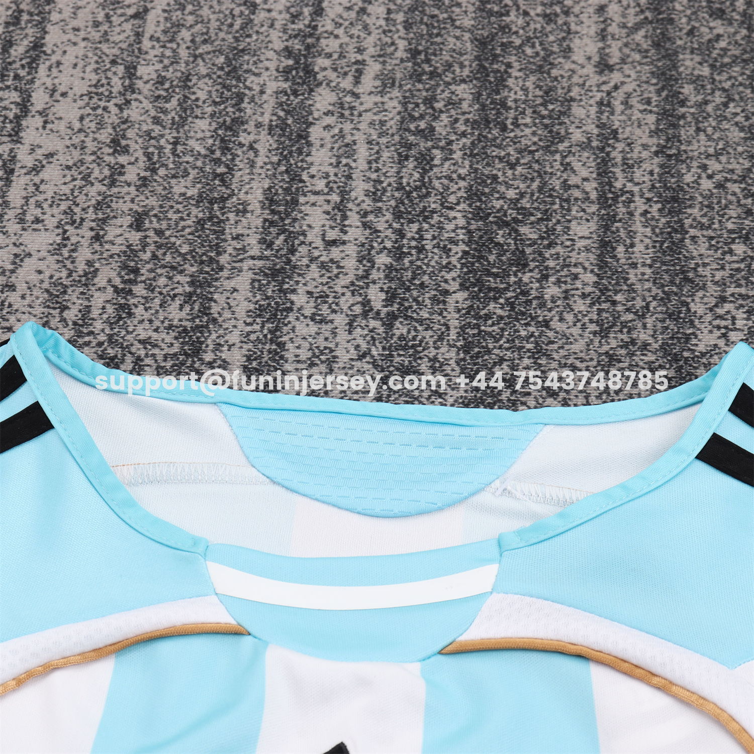 Funinjersey-Retro Argentina 2006 Home Kids Kit