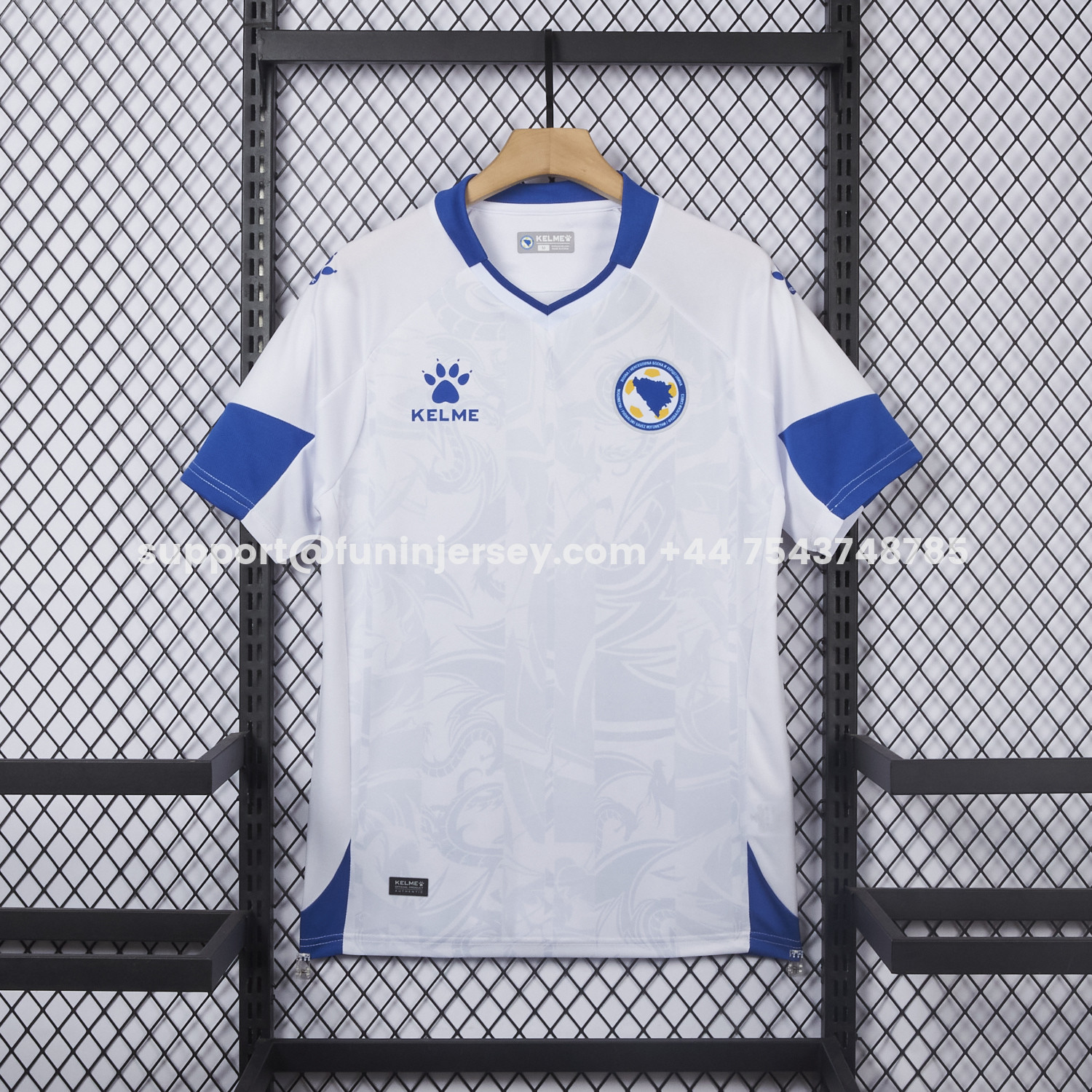 Funinjersey-Bosnia and Herzegovina 2025 Away Jersey - Fans Version