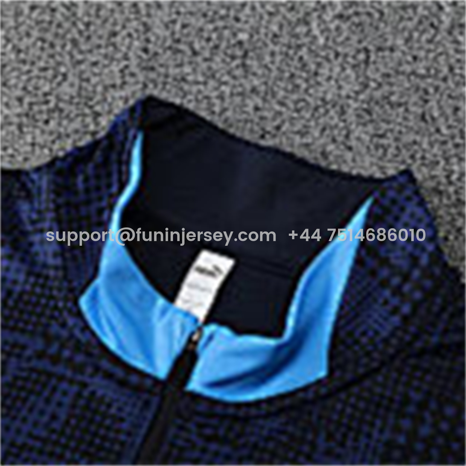 Funinjersey-Marseille 25-26 Long Sleeve Training Set - Royal Blue Top & Royal Blue Pants
