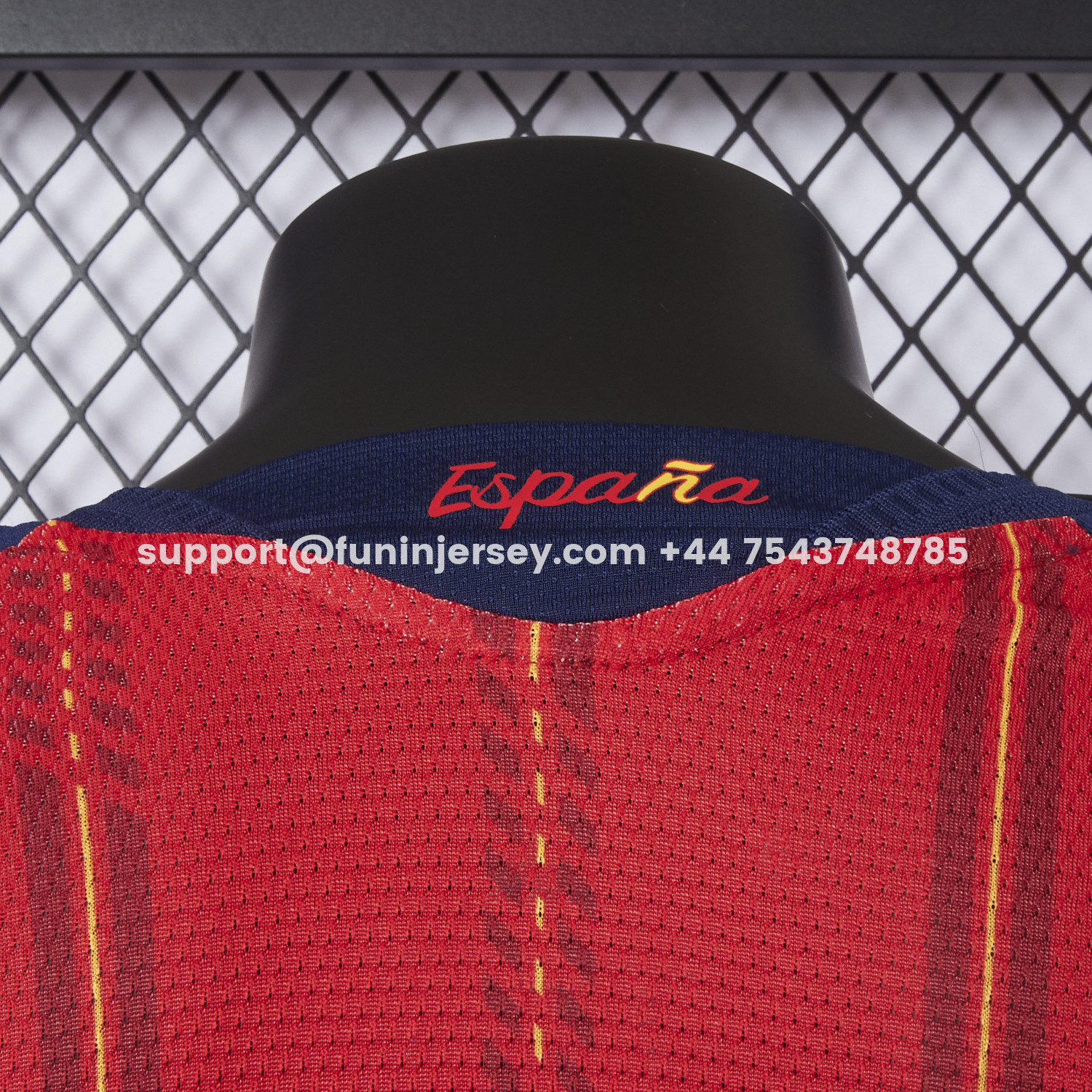 Funinjersey-Spain 2026 Home Long Sleeves Jersey - Player Version