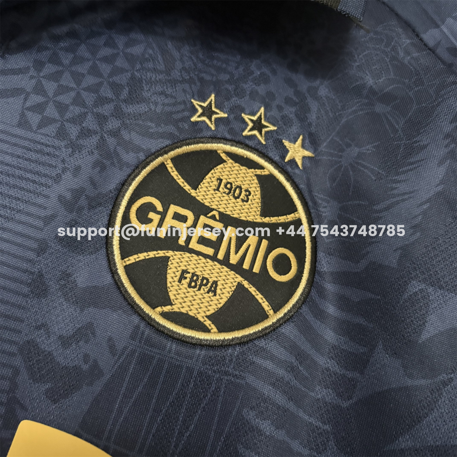 Funinjersey-Gremio 25-26 Third Dark Blue Jersey - Fans Version