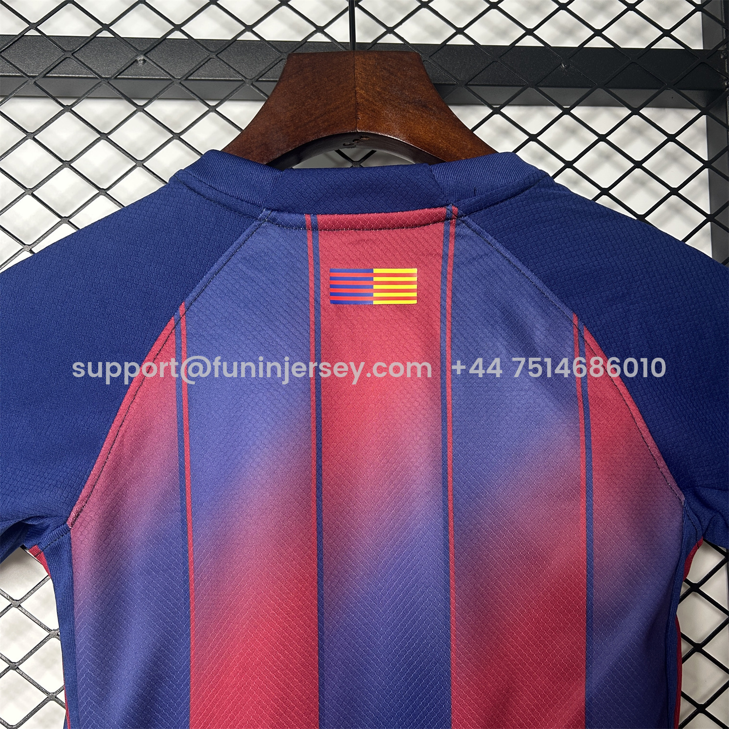Funinjersey-Barcelona 25-26 Home Kids Kit - Fans Version