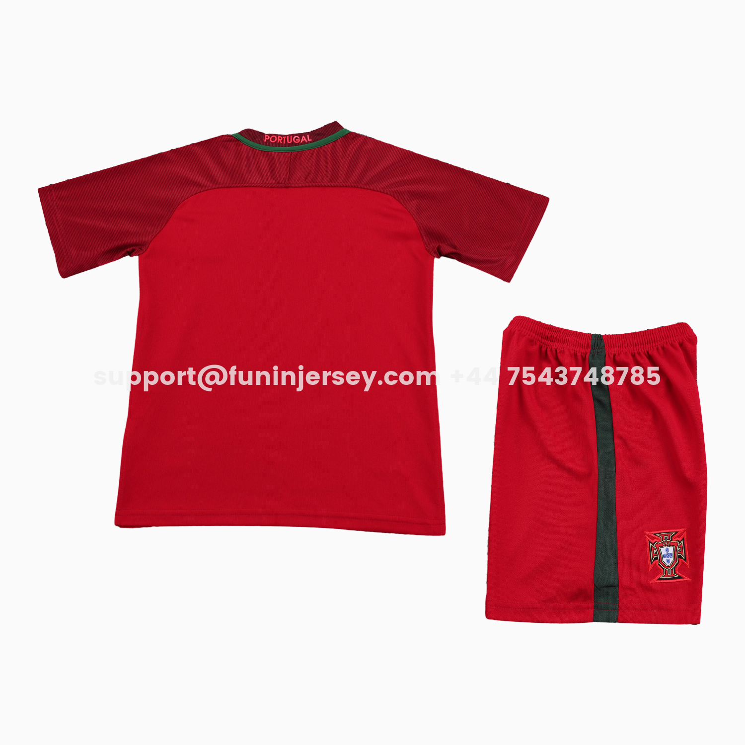 Funinjersey-Retro Portugal 2016 Home Kids Kit