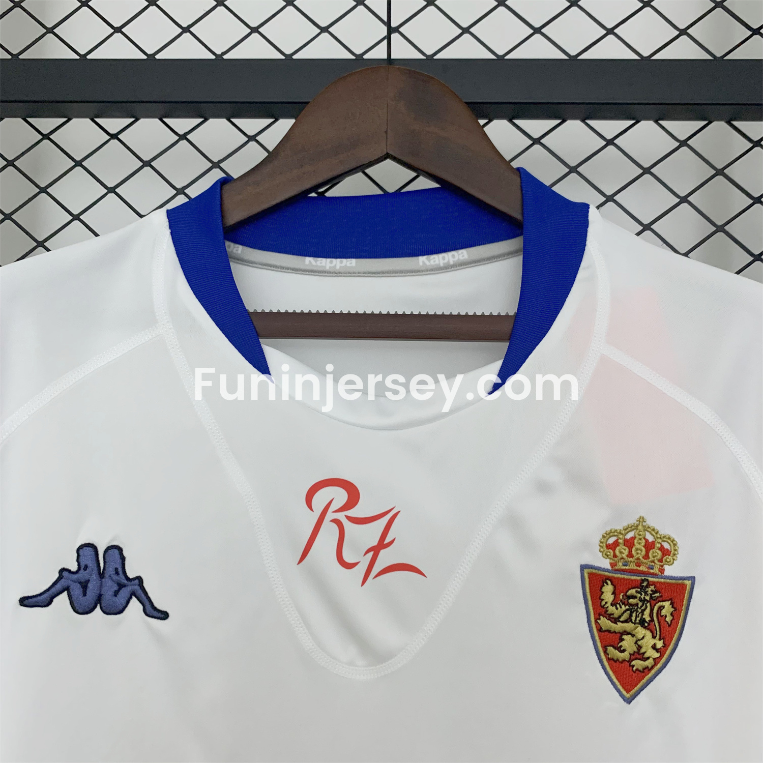Funinjersey-Retro Real Zaragoza 2001-02 Home Jersey