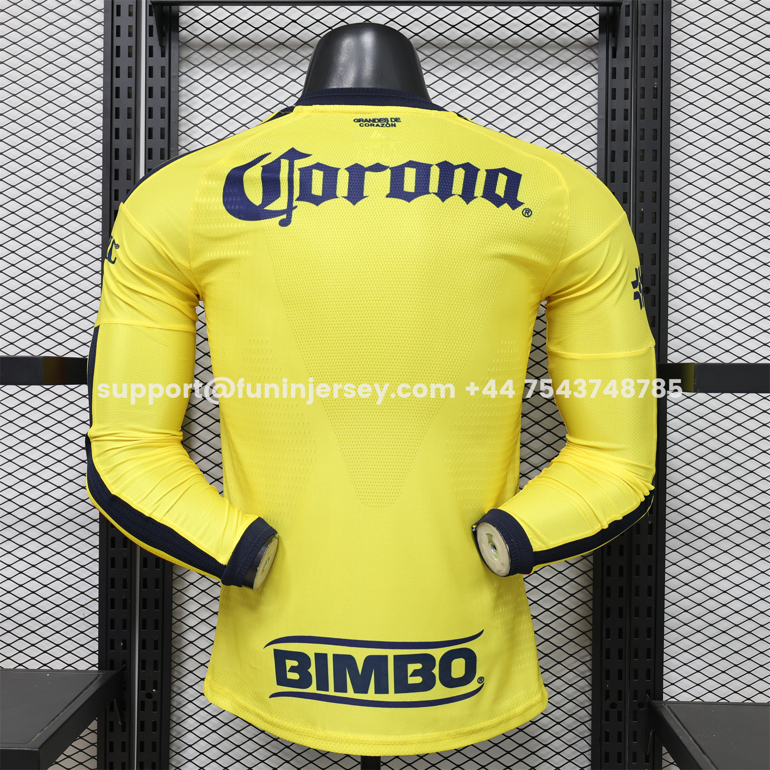 Funinjersey-Club América 26-27 Home Long Sleeves Jersey - Player Version