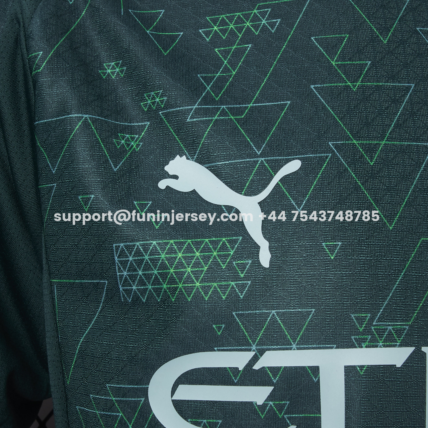 Funinjersey-Manchester City 25-26 Fourth Green Jersey - Player Version