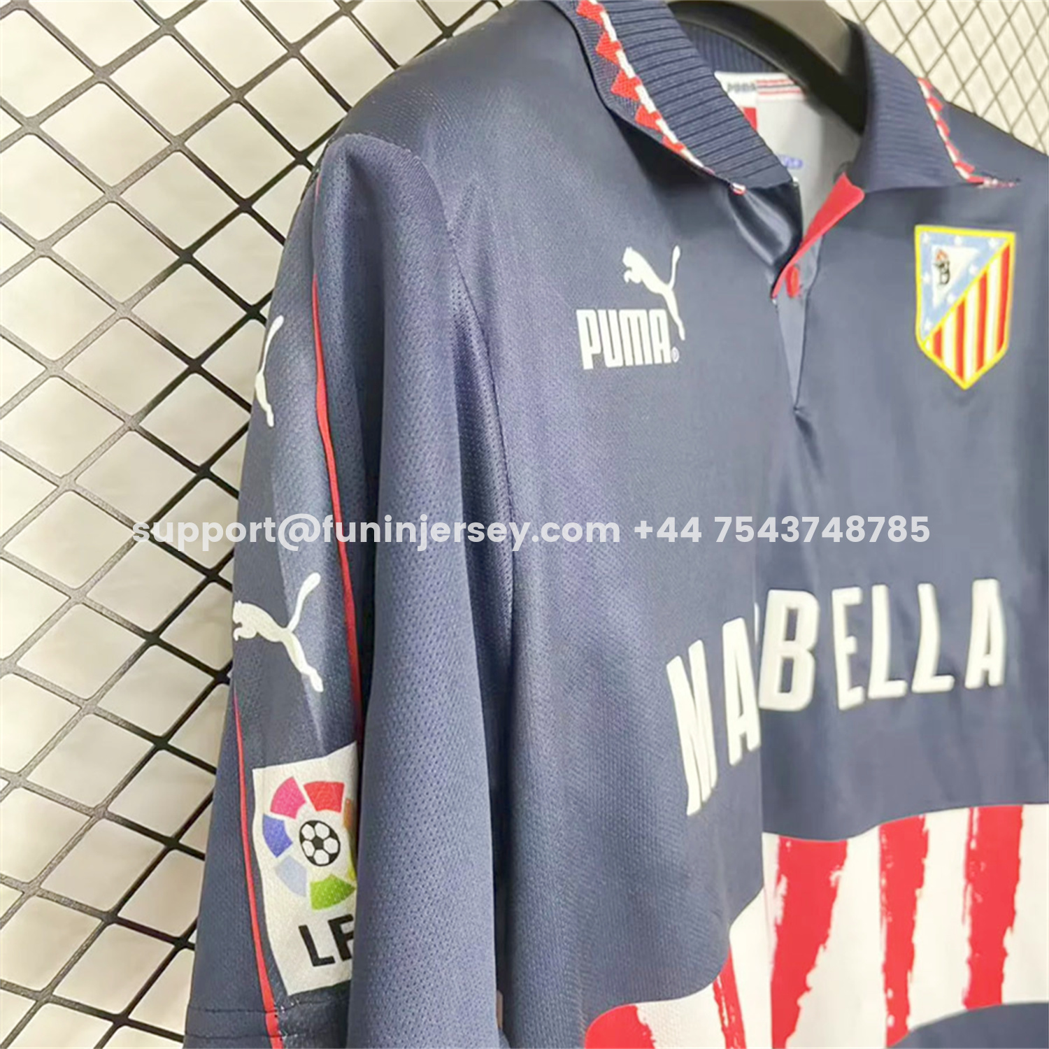 Funinjersey-Retro Atletico Madrid 1997-98 Away Jersey