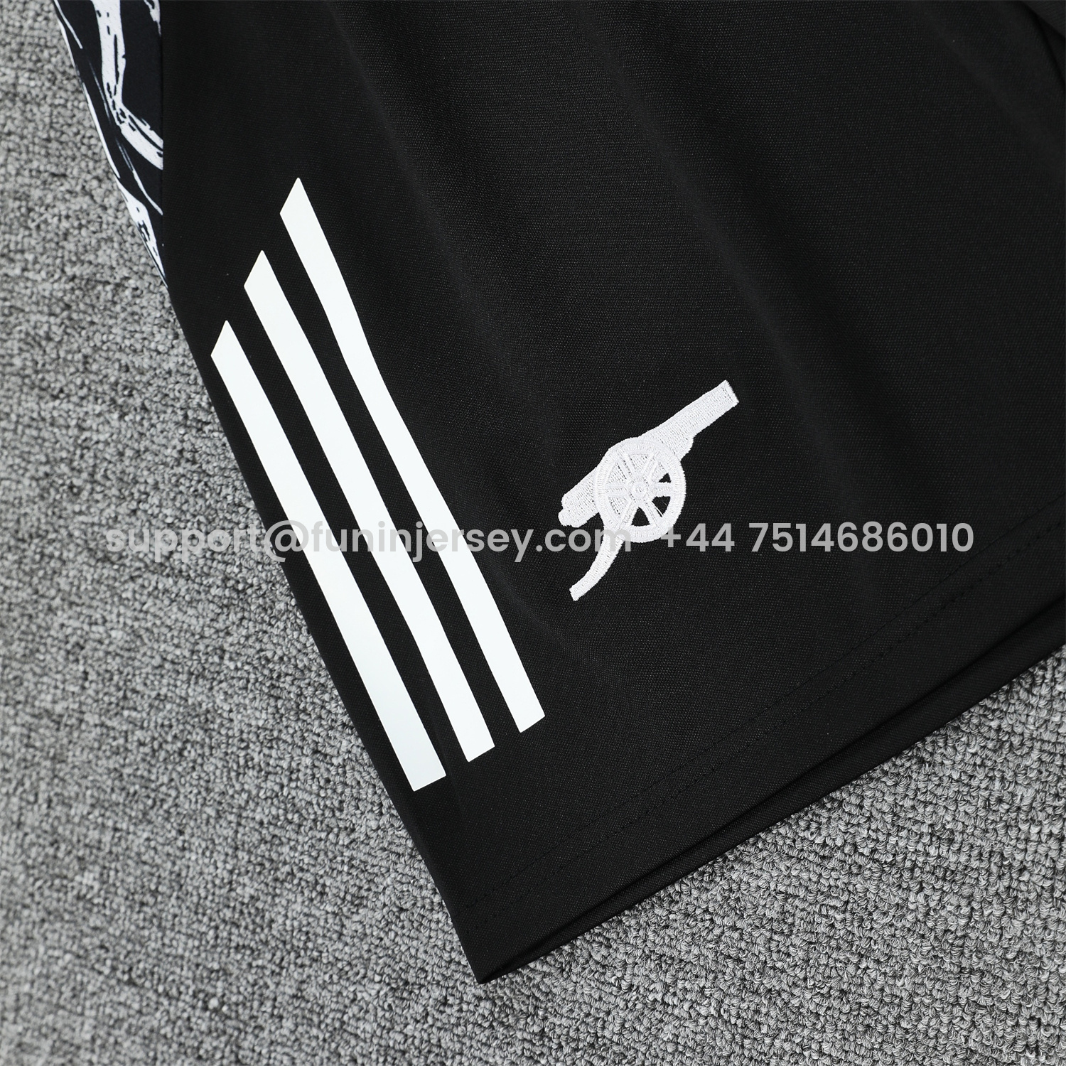 Funinjersey-Arsenal 25-26 Vest Training Set - Colorful Festival Vest and Black Shorts