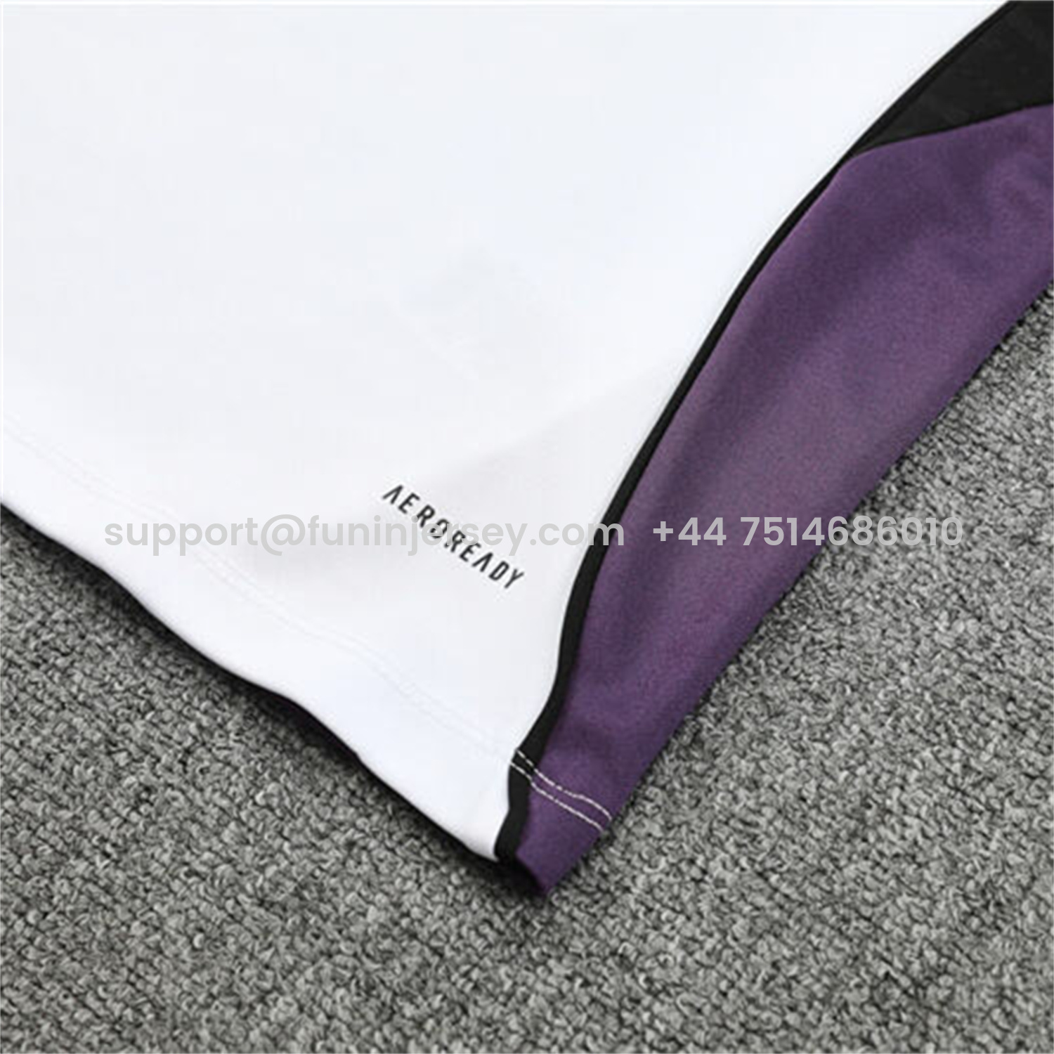 Funinjersey-Manchester United 25-26 Long Sleeve Training Set - White Top & Black Pants