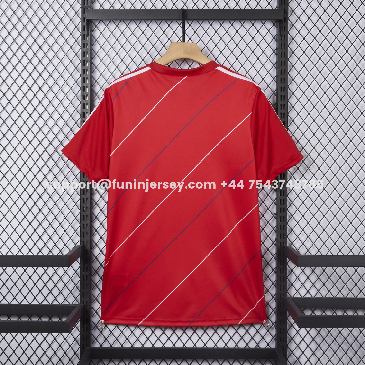 Funinjersey-Retro Bayer 04 Leverkusen 1987-88 Home Red Jersey