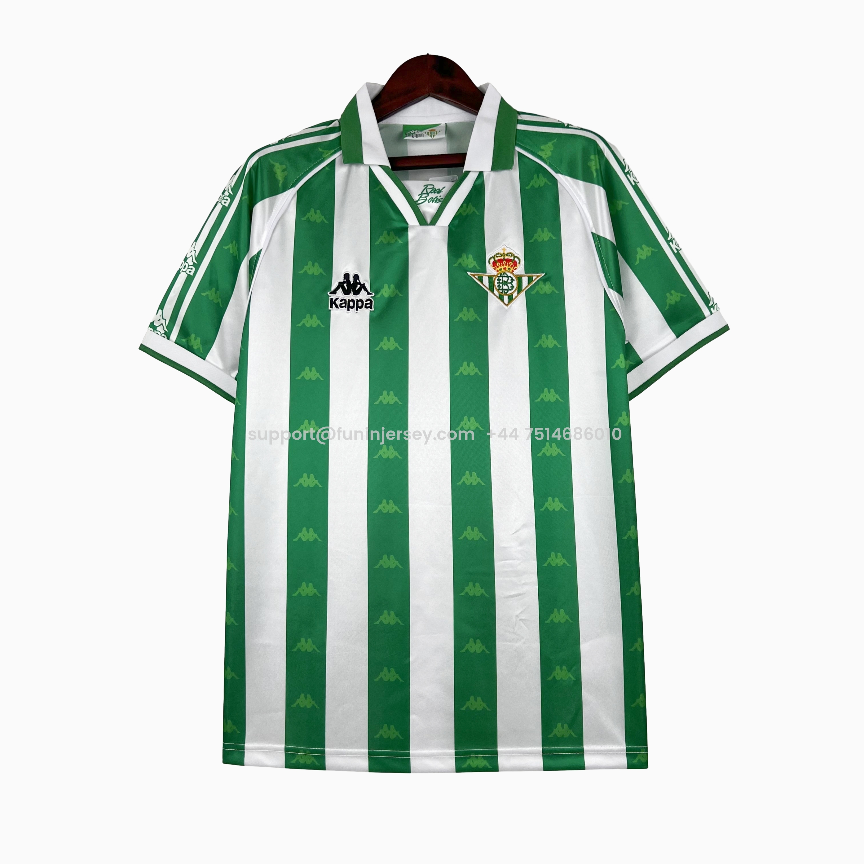 Funinjersey-Retro Real Betis 1995-97 Home Stadium Jersey