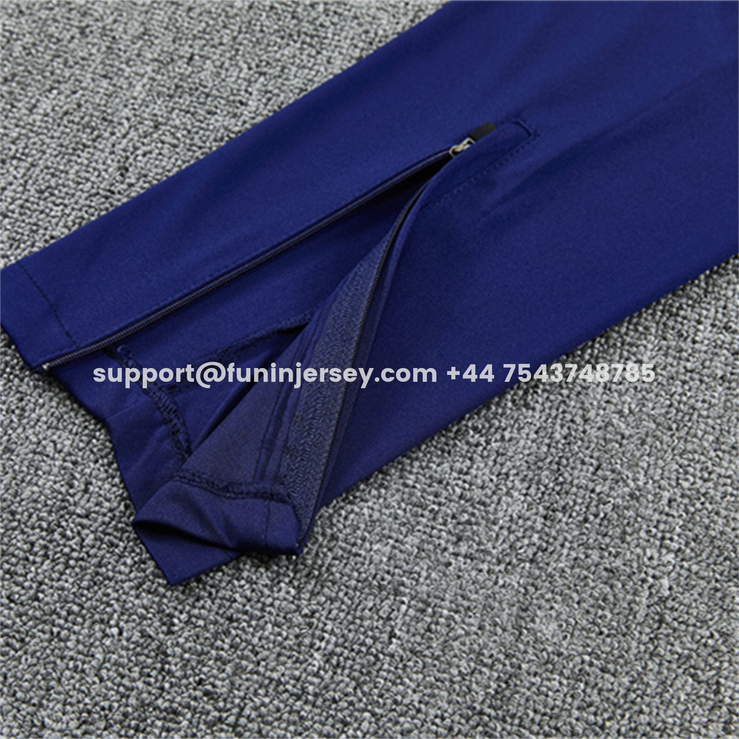 Funinjersey-Inter Milan 26-27 Kids Long Sleeve Training Set - Blue Top & Royal Blue Pants