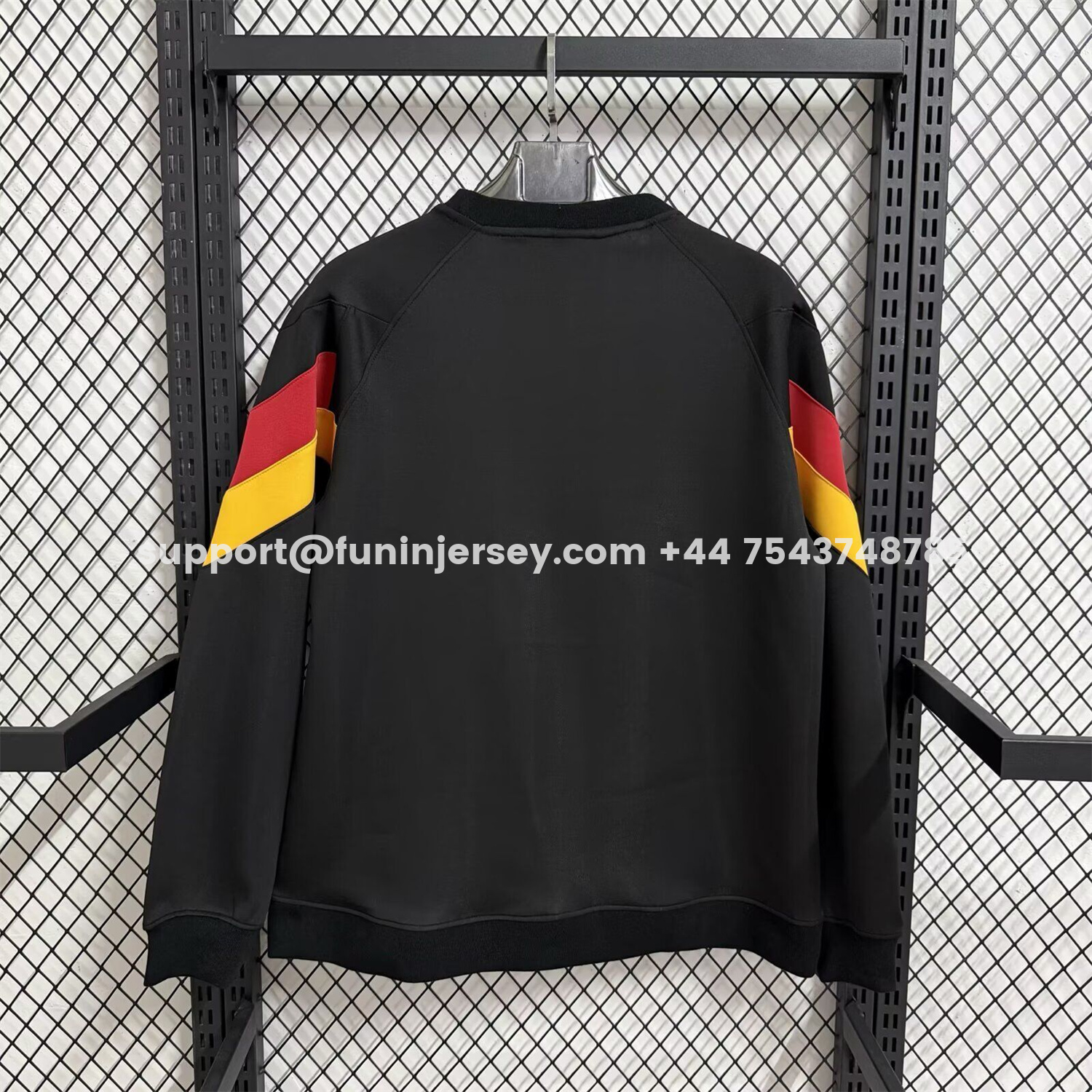 Funinjersey-Germany 2026 Retro Style Black Unisex Pullover Hoodie