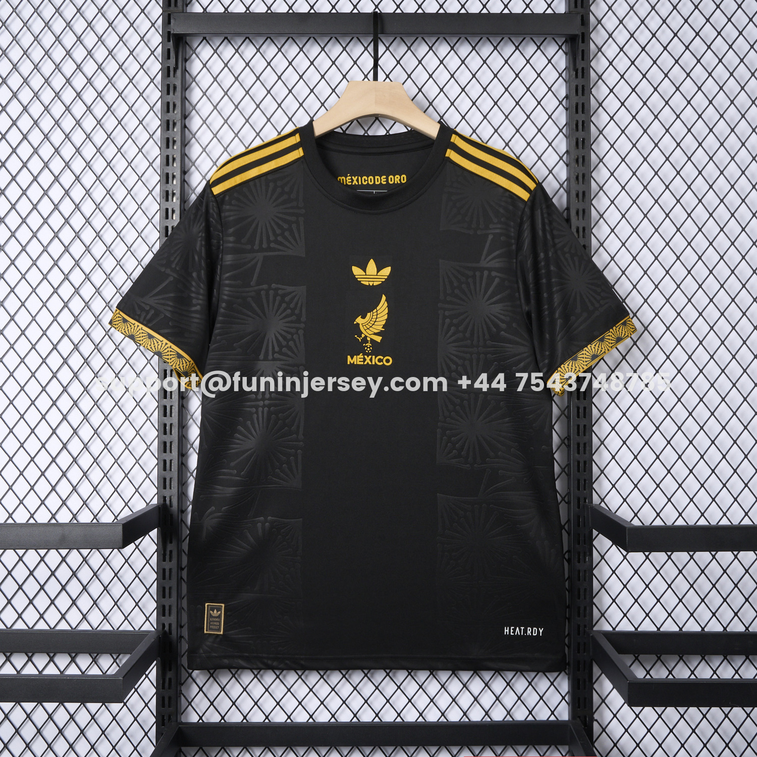 Funinjersey-Mexico 2025 Gold Cup Home Black Jersey - Fans Version