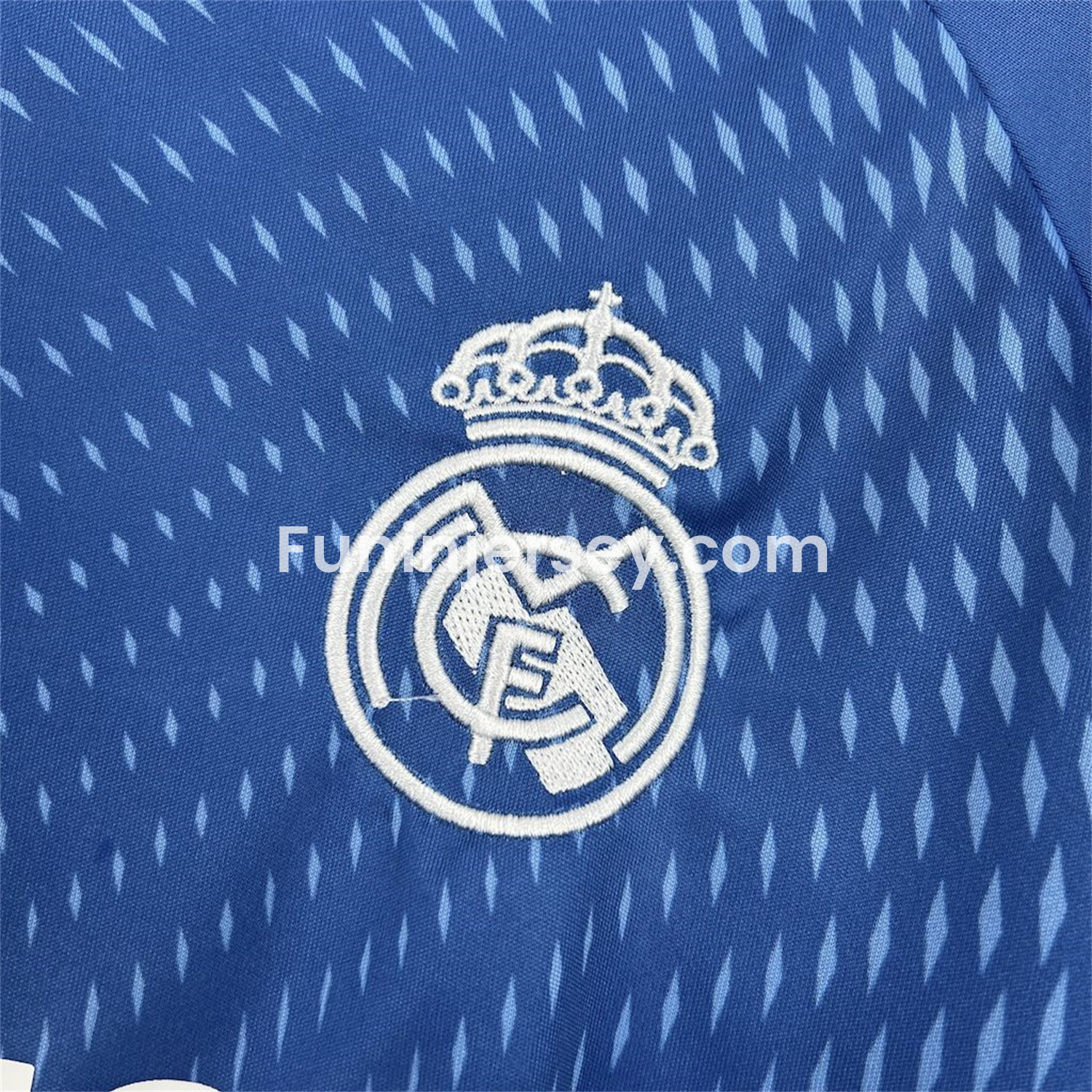 Funinjersey-Real Madrid 25-26 Blue Goalkeeper Jersey - Fans Version