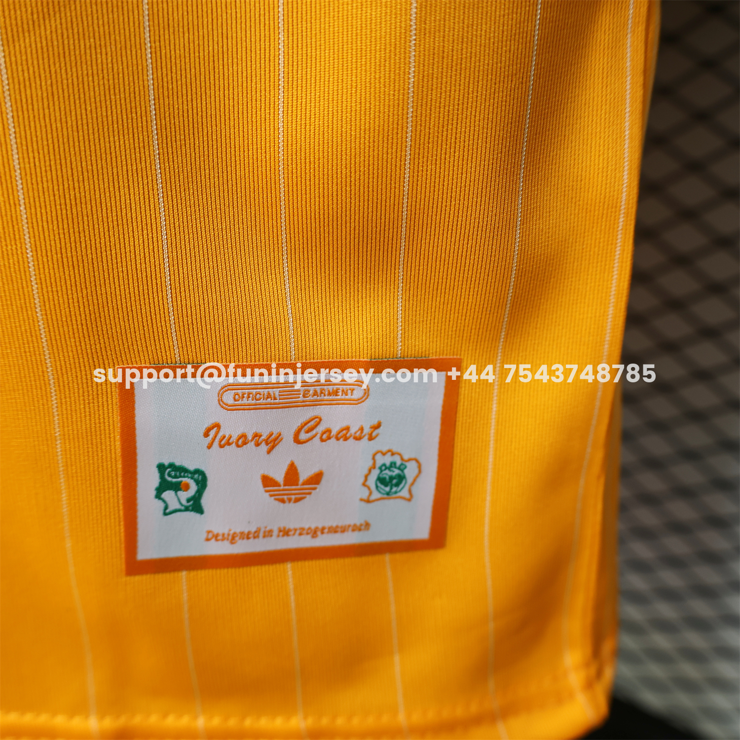 Funinjersey-Ivory Coast 2026 Terrace Icon Retro Casual Style Orange Jersey - Player Version