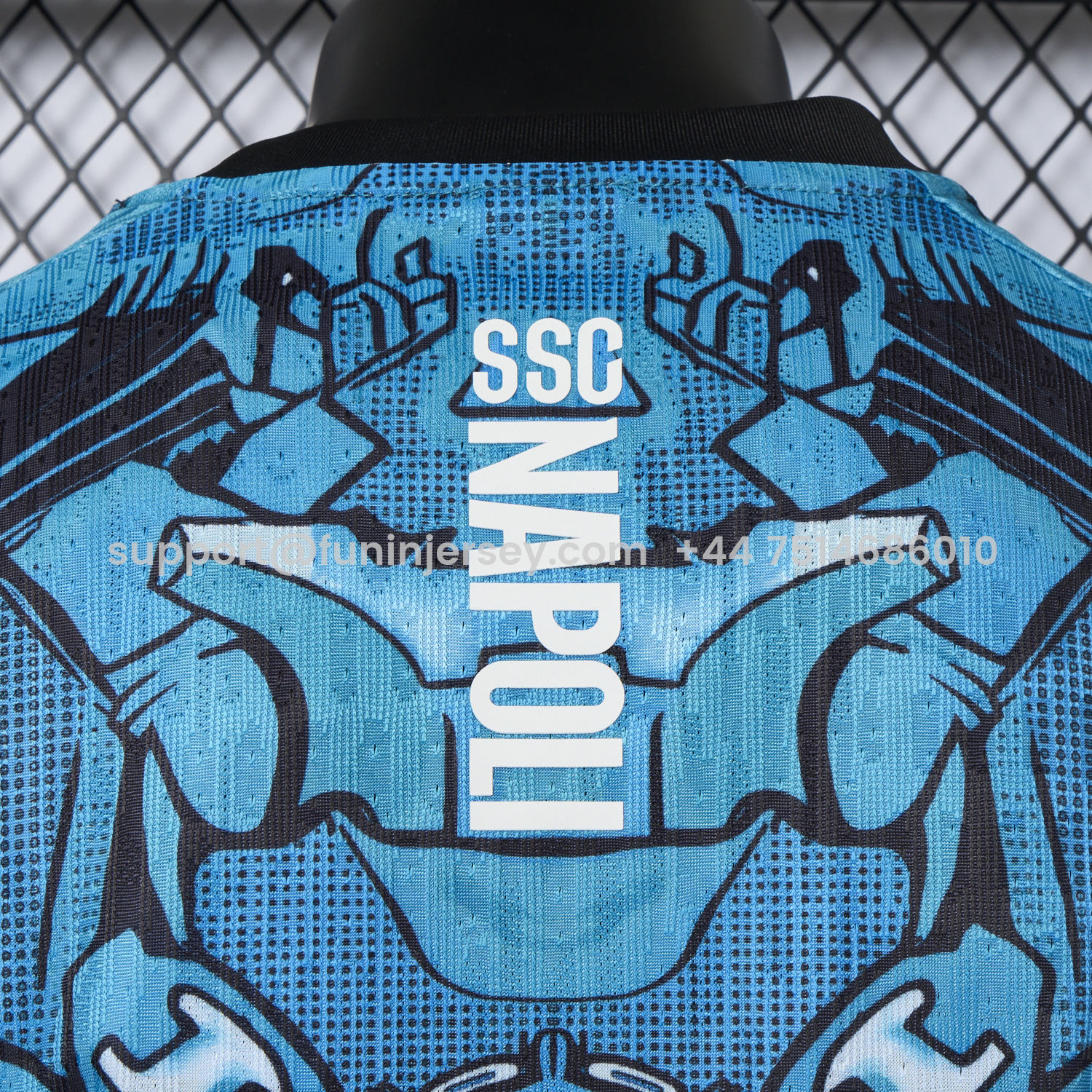 Funinjersey-Napoli 25-26 Blue Mecha Training Jersey - Player Version