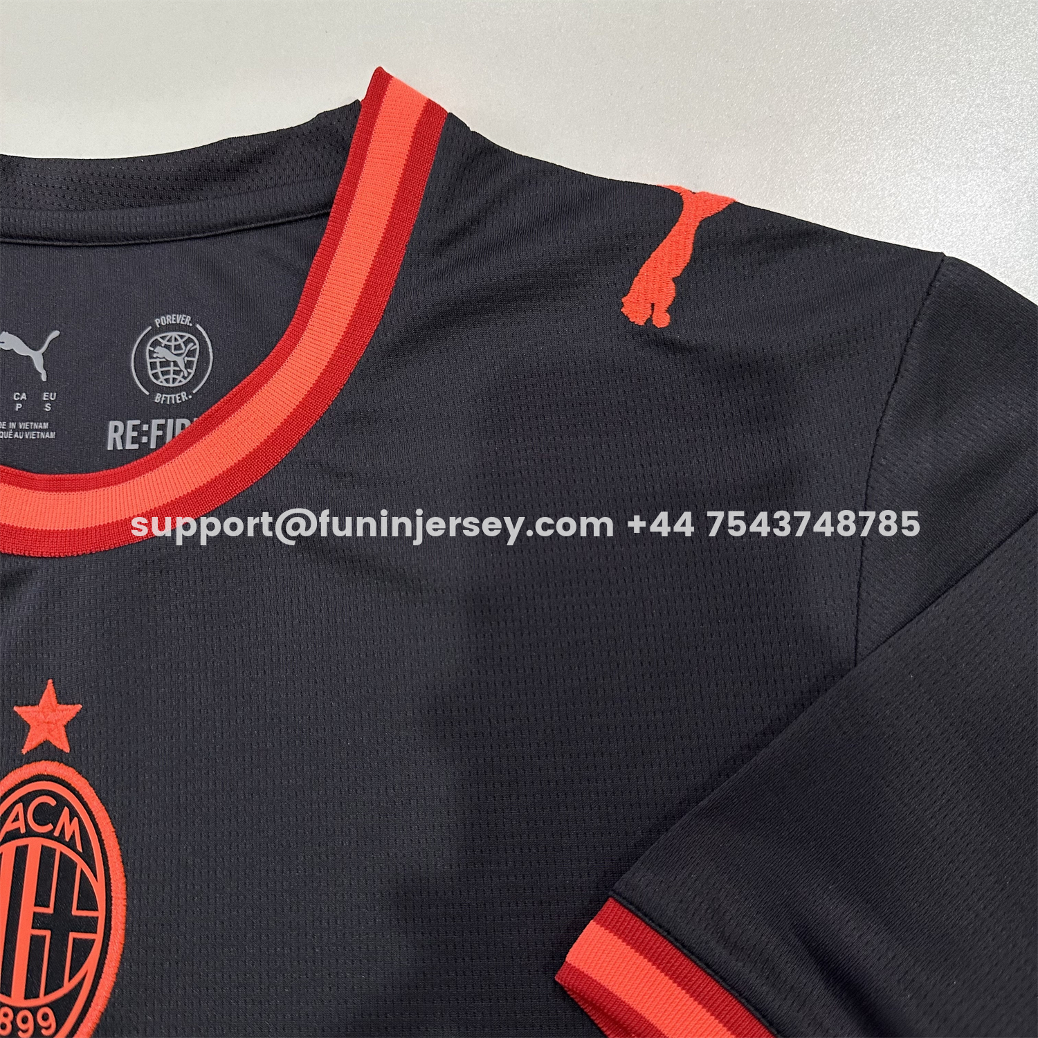 Funinjersey-AC Milan 26-27 Third Black Jersey - Fans Version