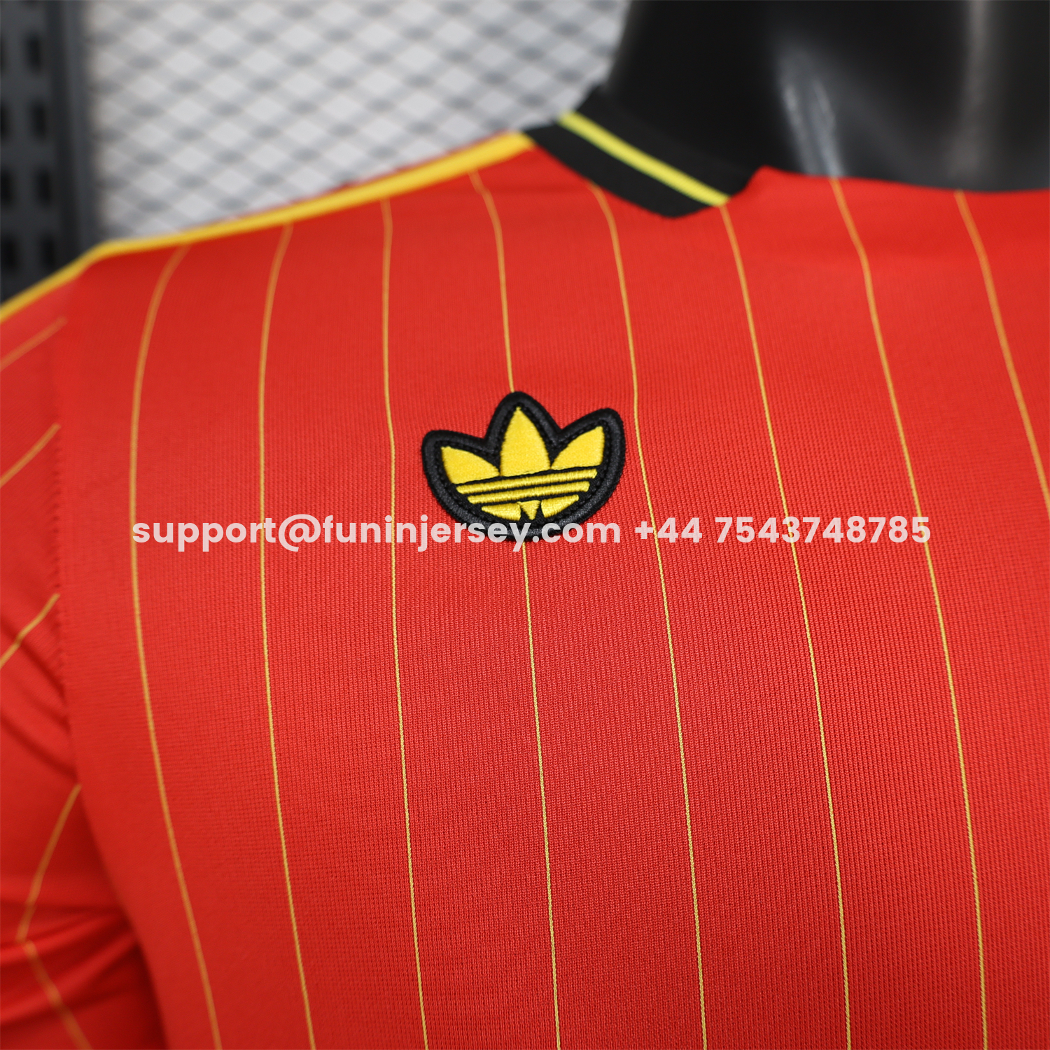 Funinjersey-Belgium 2026 Terrace Icon Retro Casual Style Red Jersey - Player Version