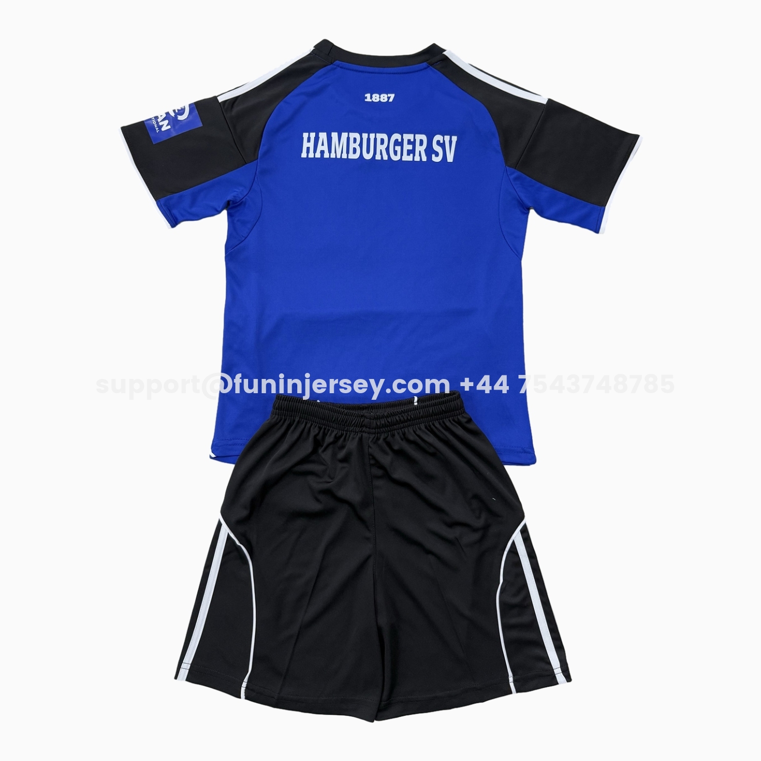 Funinjersey-Hamburger SV 25-26 Away Men's Adult Jersey Set - Fans Version